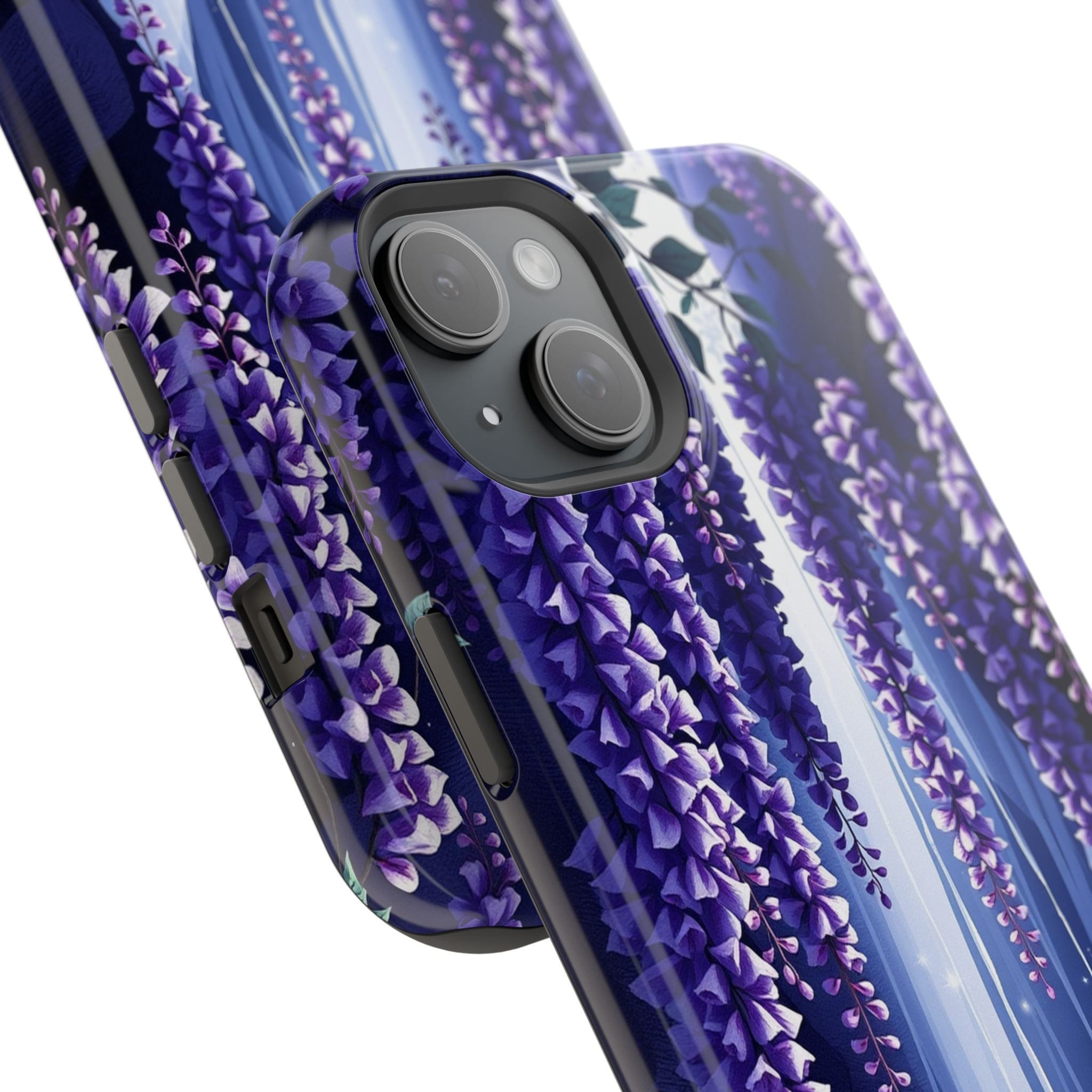 iPhone Wisteria Cascade Serene Design Slim Snap Case Ga · iPhone Case