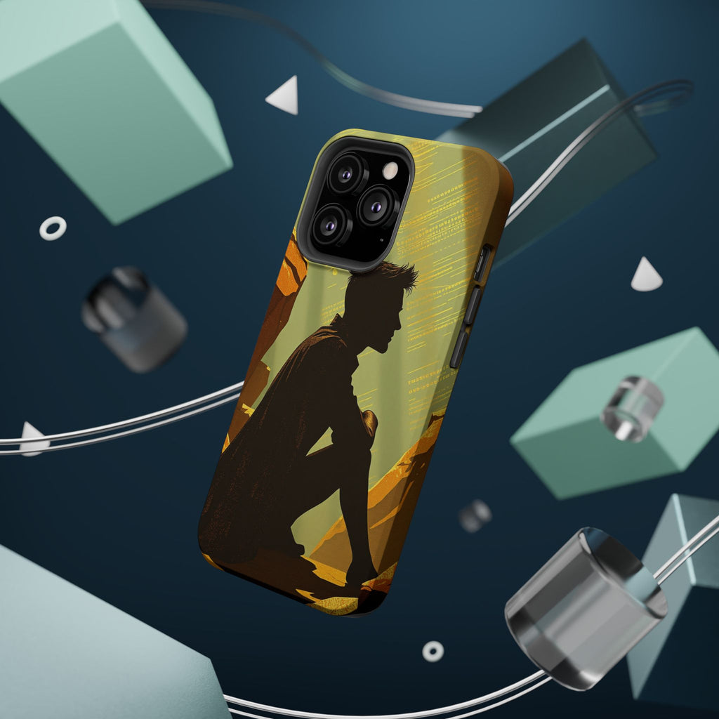 iPhone Mustard And Rust Overthinking Again Slim Everyday Designer Case · iPhone