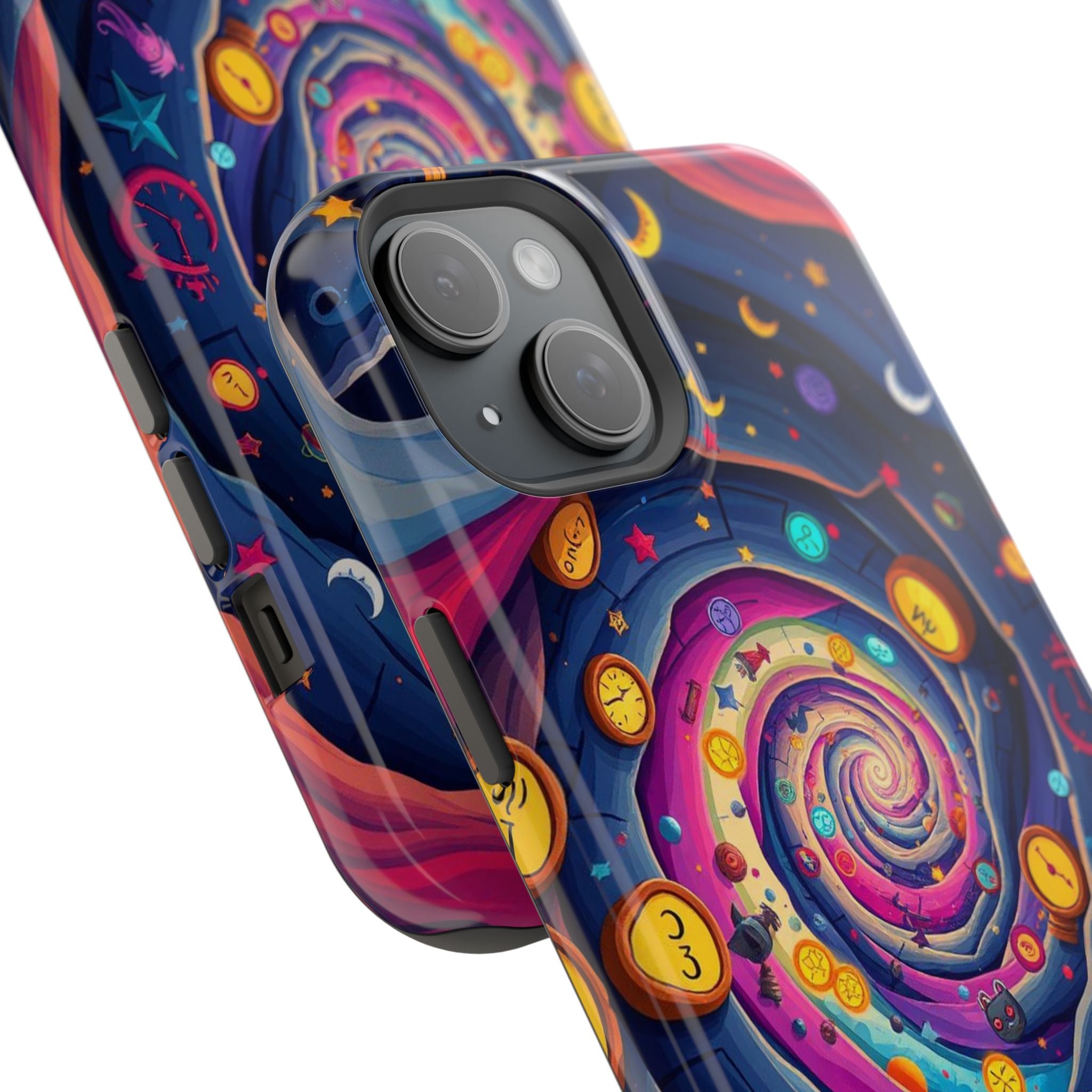 iPhone Time Portal Swirl Kids Fun iPhone Phone Case Gift Clean Minimal · iPhone
