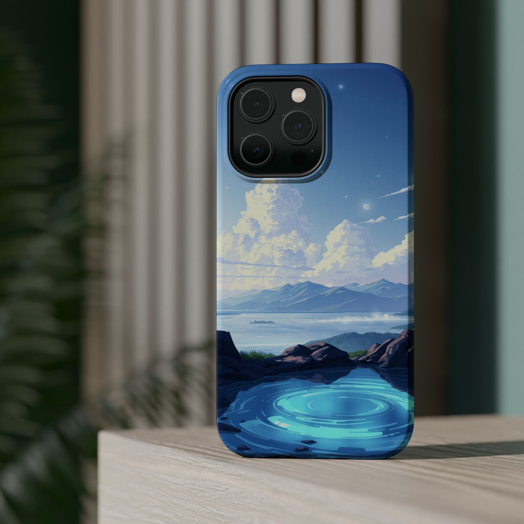 iPhone Earthy Tidal Pool Design 18 Bold Modern Everyday Snap Case · iPhone Case