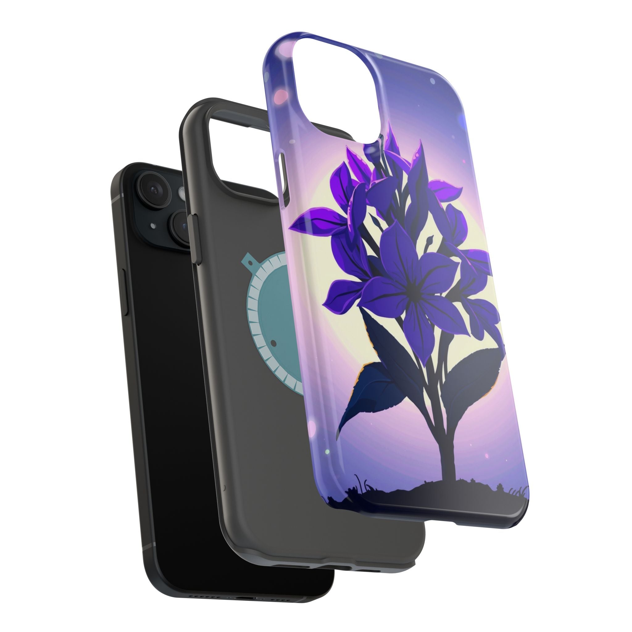 iPhone Floral Crown Mystic Art 13 Bold Modern Everyday Snap Case · iPhone Case