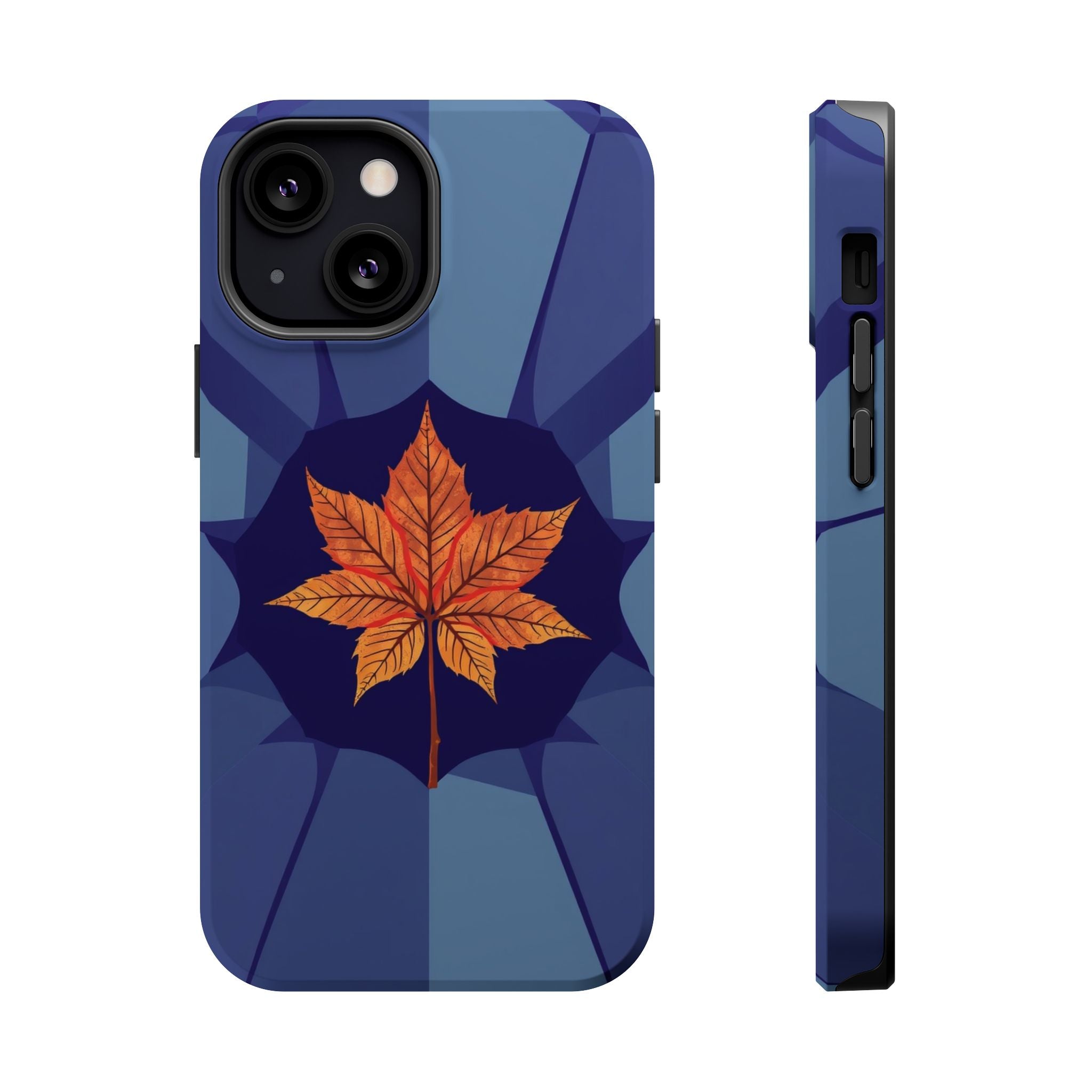 iPhone Autumn Maple Abstract Geometric Slim Everyday Designer Case · iPhone Case