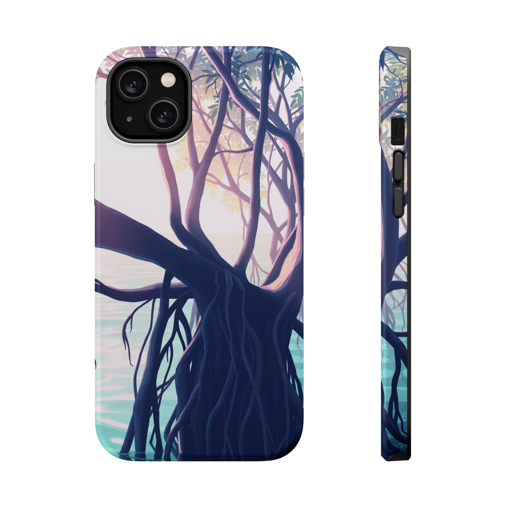 iPhone Mangrove Roots Holographic Iridescent Slim iPhone Everyday · iPhone Case