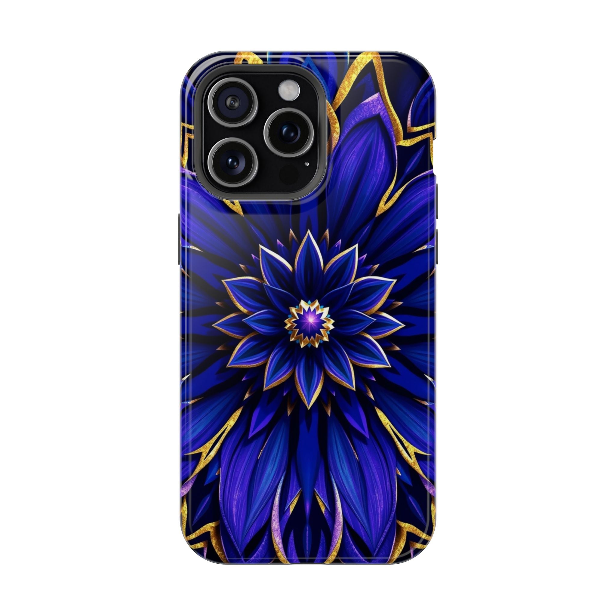 iPhone Floral Mandala Electric Art 14 Slim Everyday Designer Case · iPhone Case