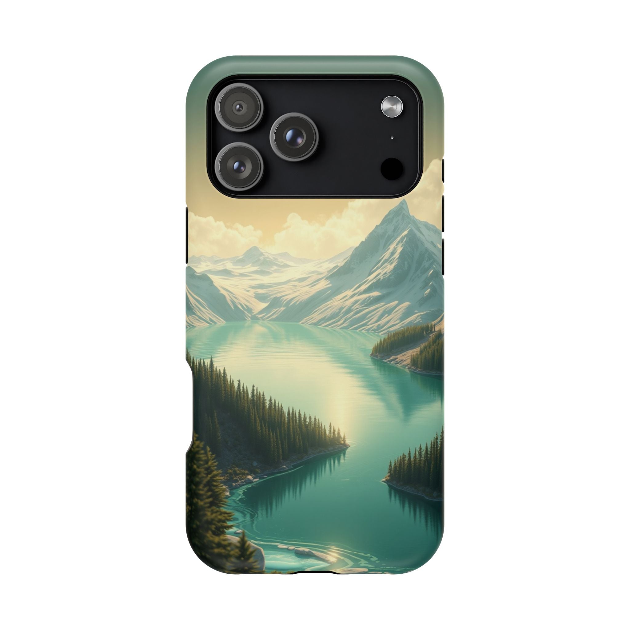 iPhone Glacier Lake Bold Art Slim Everyday Designer Case · iPhone Case