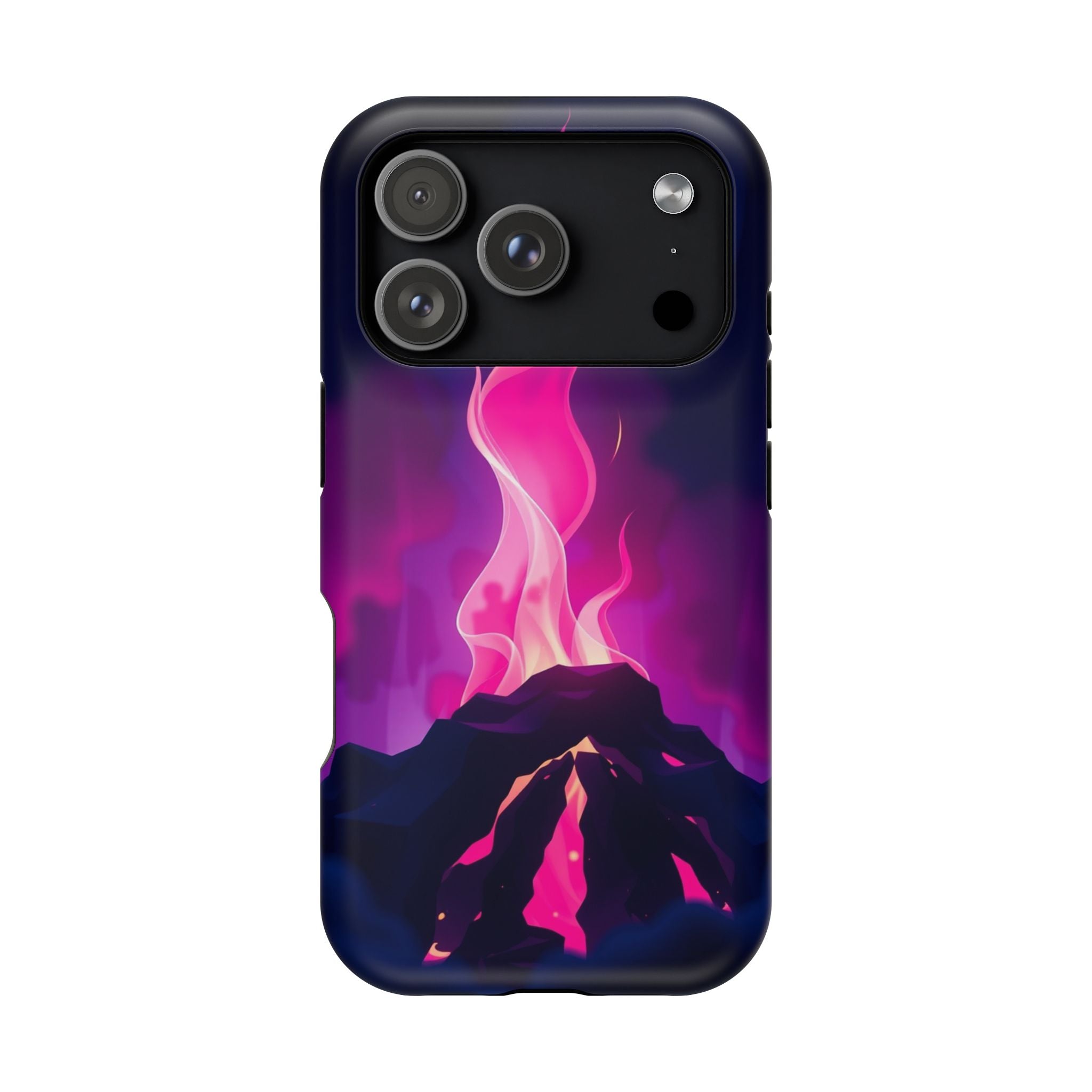iPhone Cyan And Magenta Wildfire Glow Slim Everyday Designer Case · iPhone Case