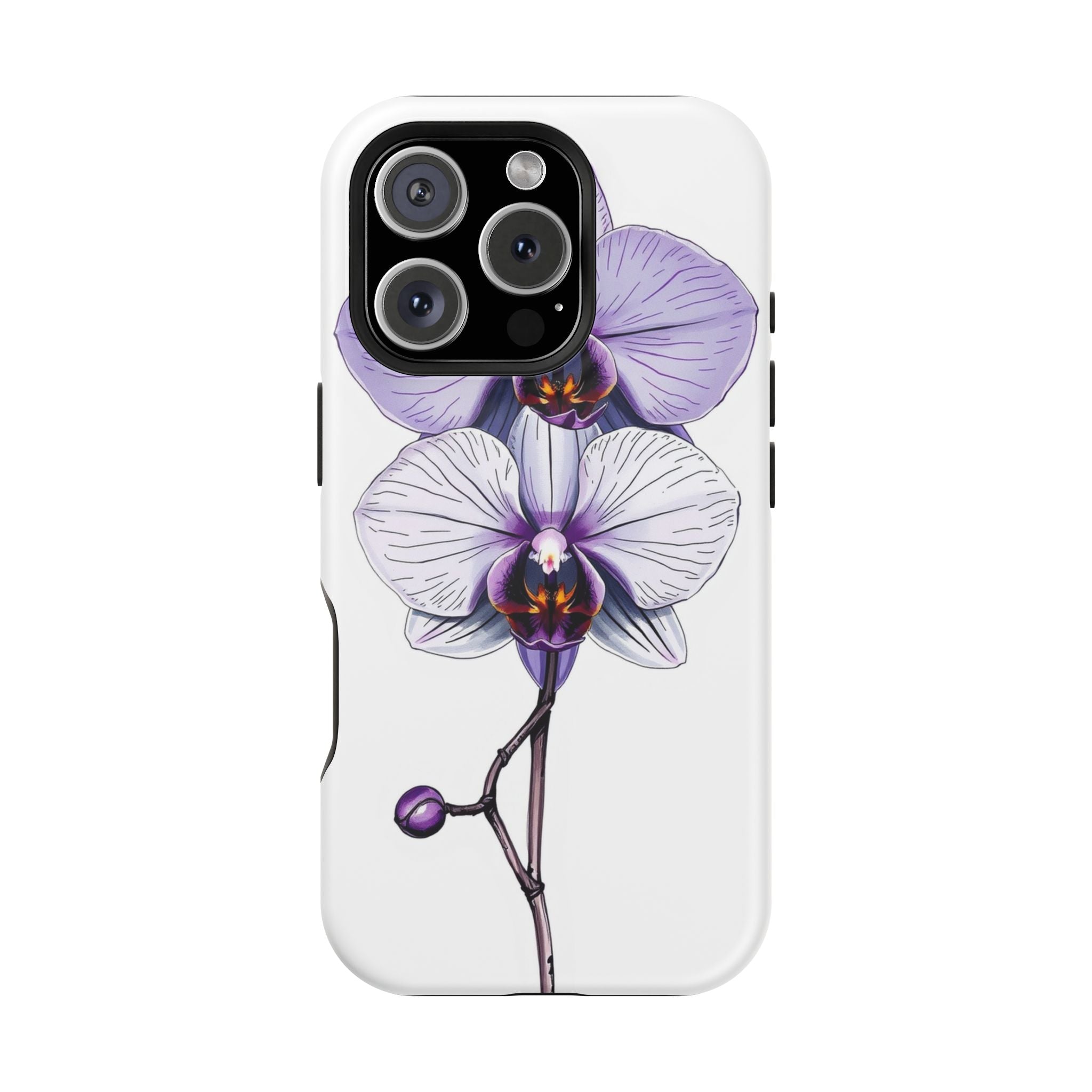 iPhone Orchid Study Hand-Drawn Sketch Slim Everyday Designer Case · iPhone Case