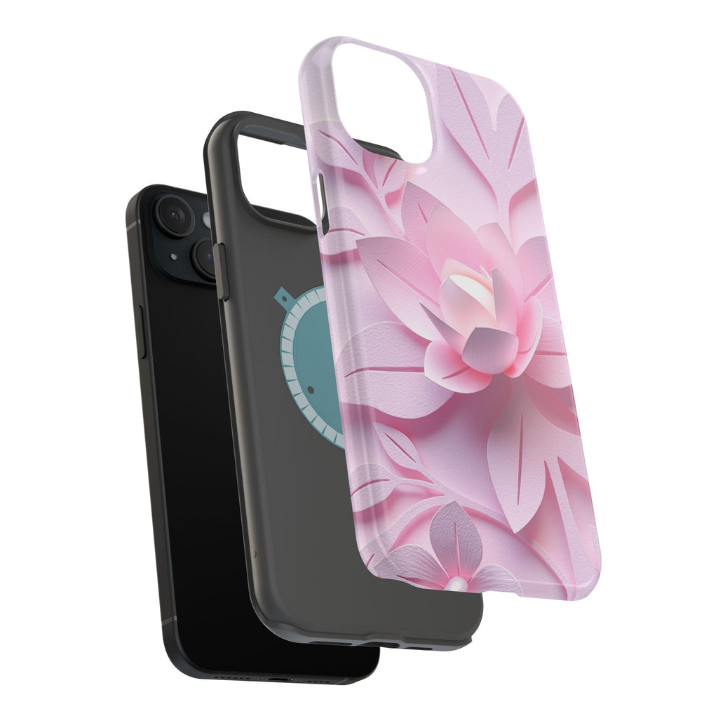 iPhone Floral Geometric Paper Cut Art Slim Everyday Designer Case · iPhone Case