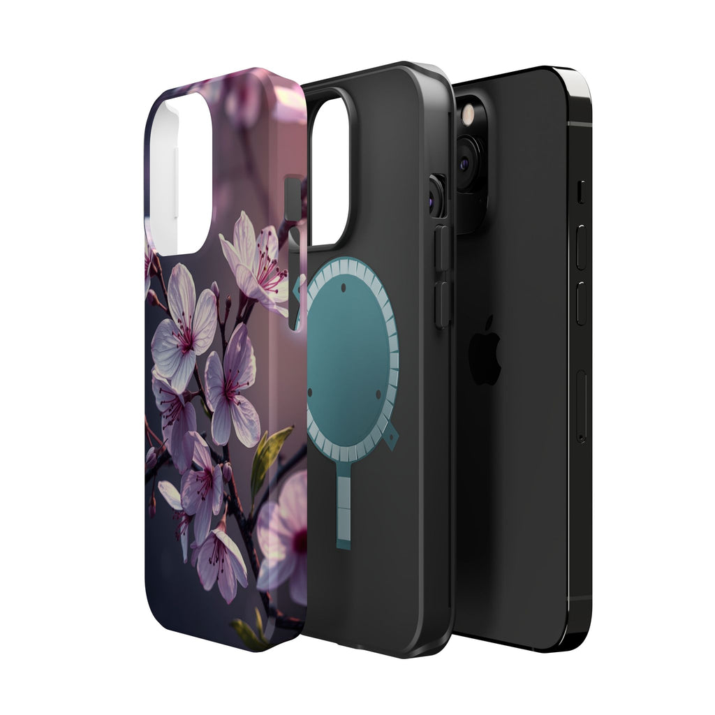 iPhone Cherry Blossom Enchanted Art Artistic Everyday Cas Slim Snap Case · iPhon