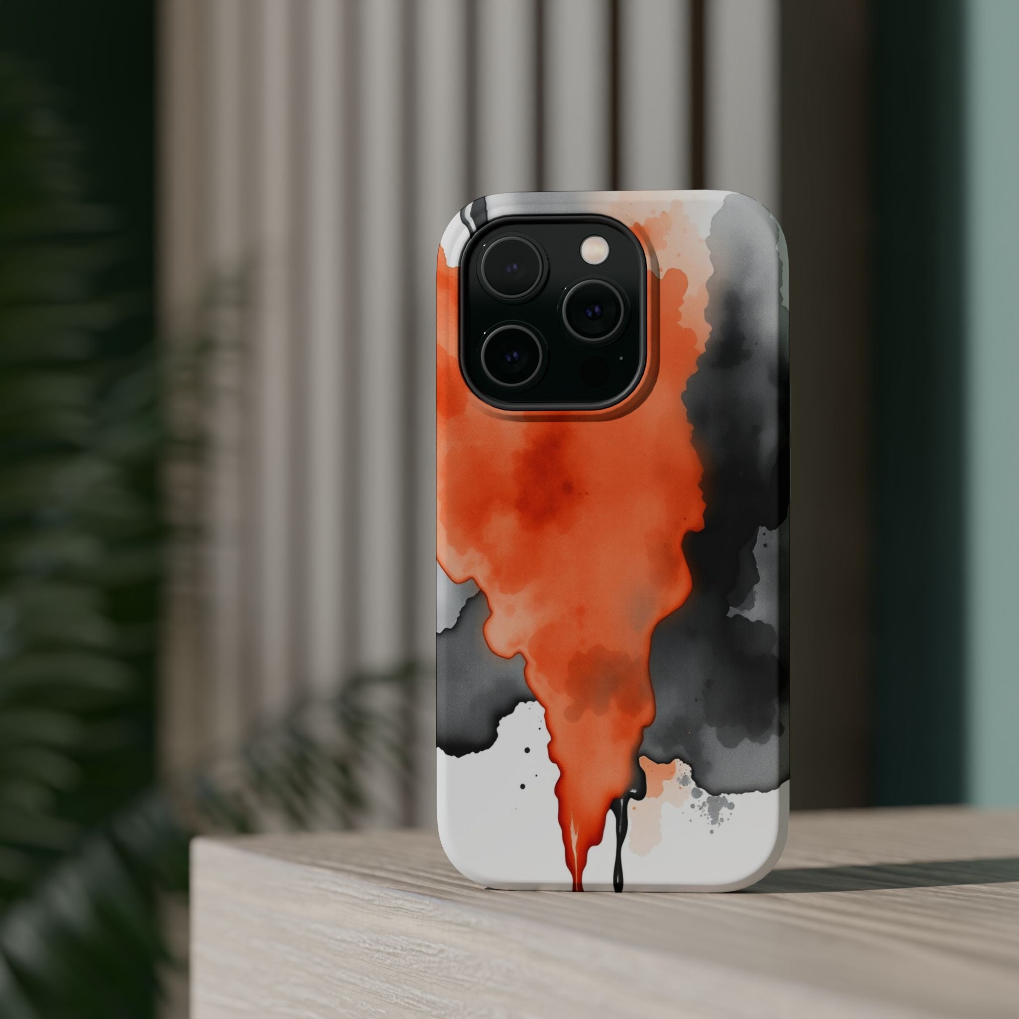 iPhone Ink Bleed Vibrant Watercolor Slim Everyday Designer Case · iPhone Case