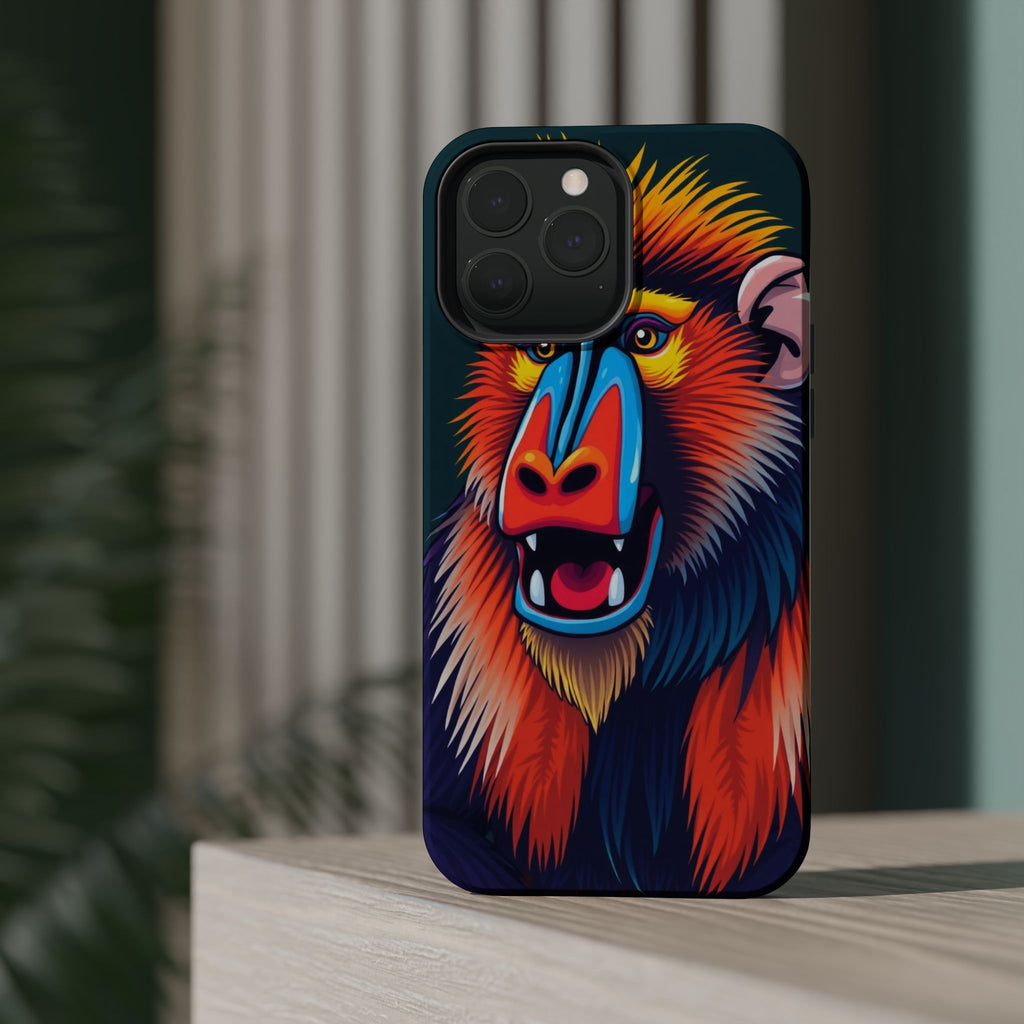 iPhone Mandrill Colorful Face Kids Fun iPhone Phone Case Gift Slim · iPhone Case