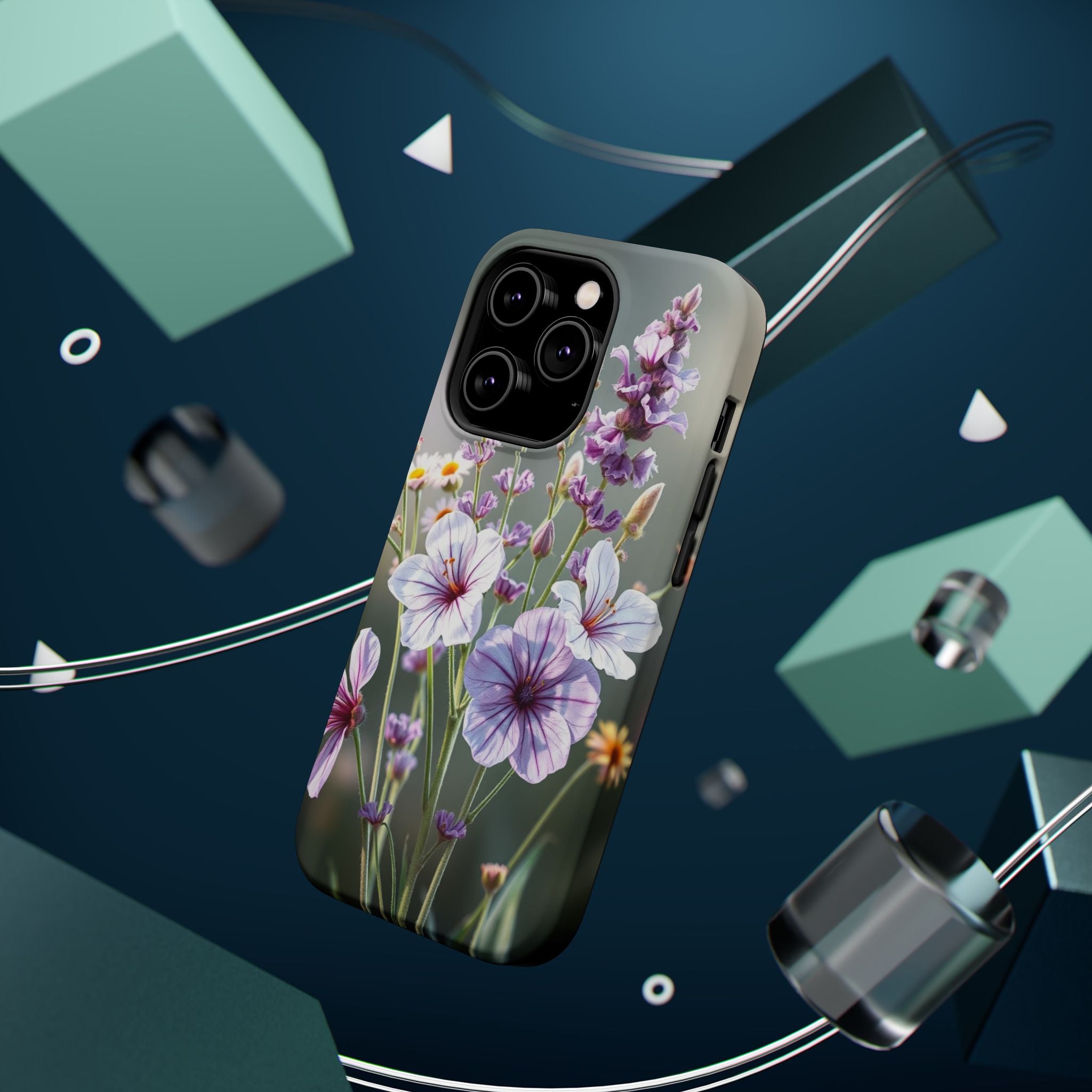 iPhone Wildflower Bunch Enchanted Art Slim Everyday Designer Case · iPhone Case