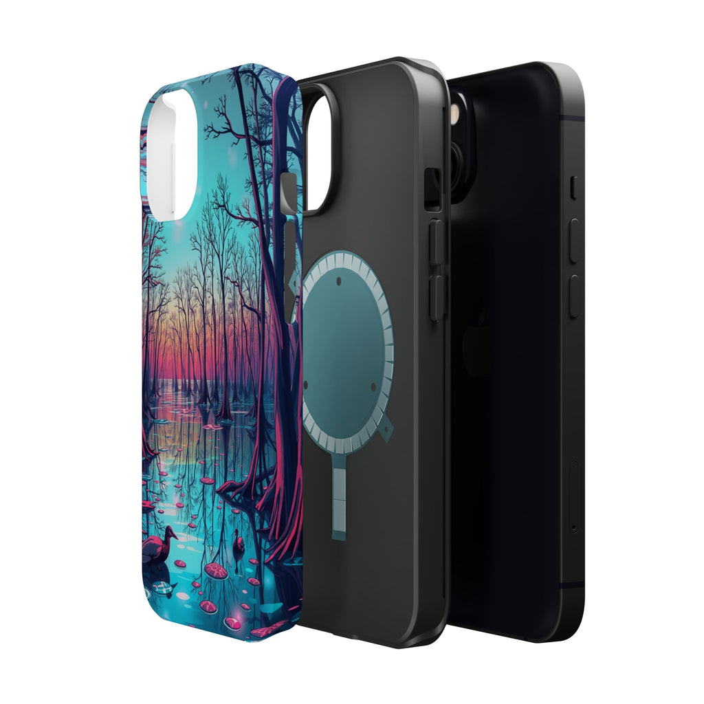 iPhone Cypress Swamp Holographic Iridescent Slim iPhone Everyday · iPhone Case