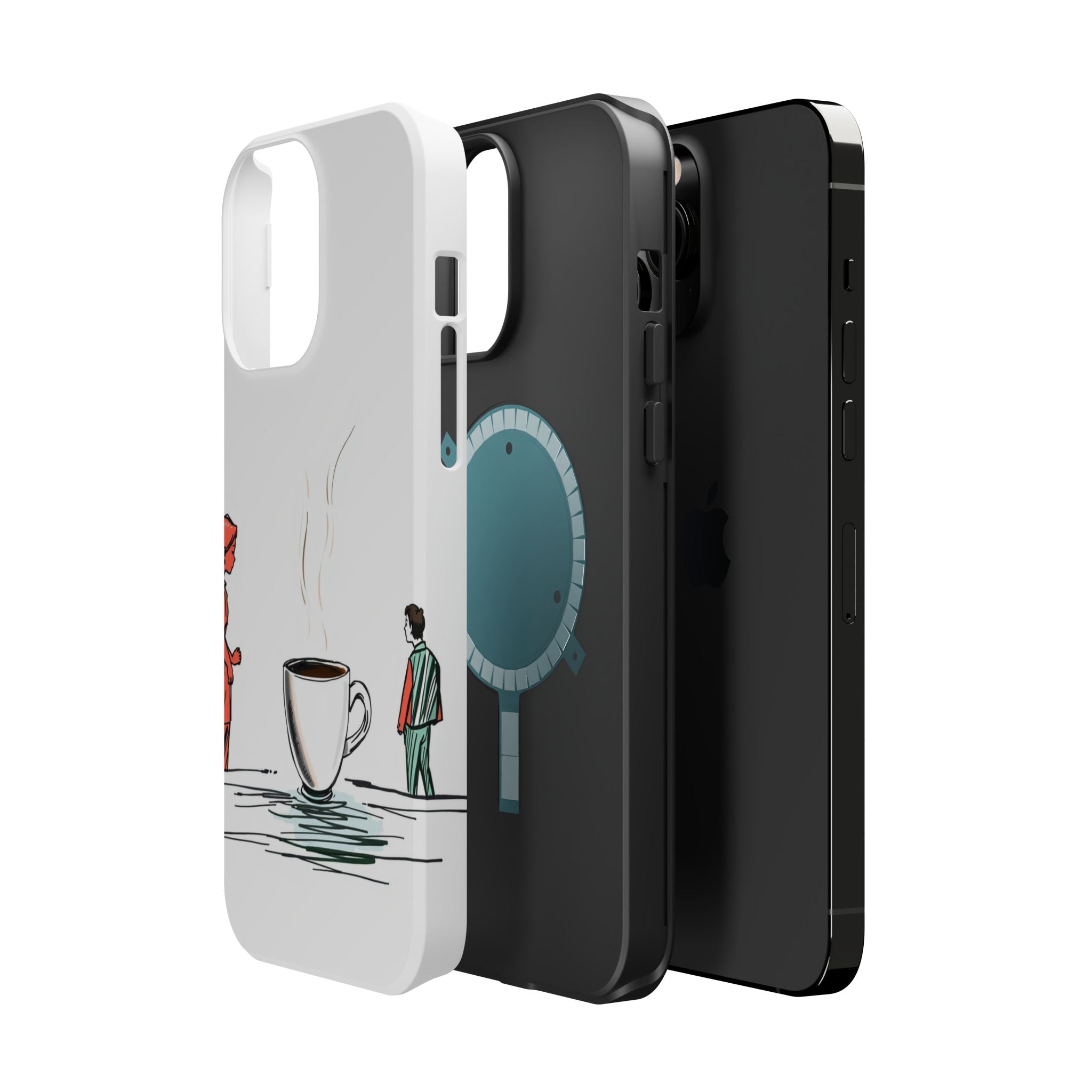 iPhone Coffee Before People Mystic Art Slim Everyday Designer Case · iPhone Case