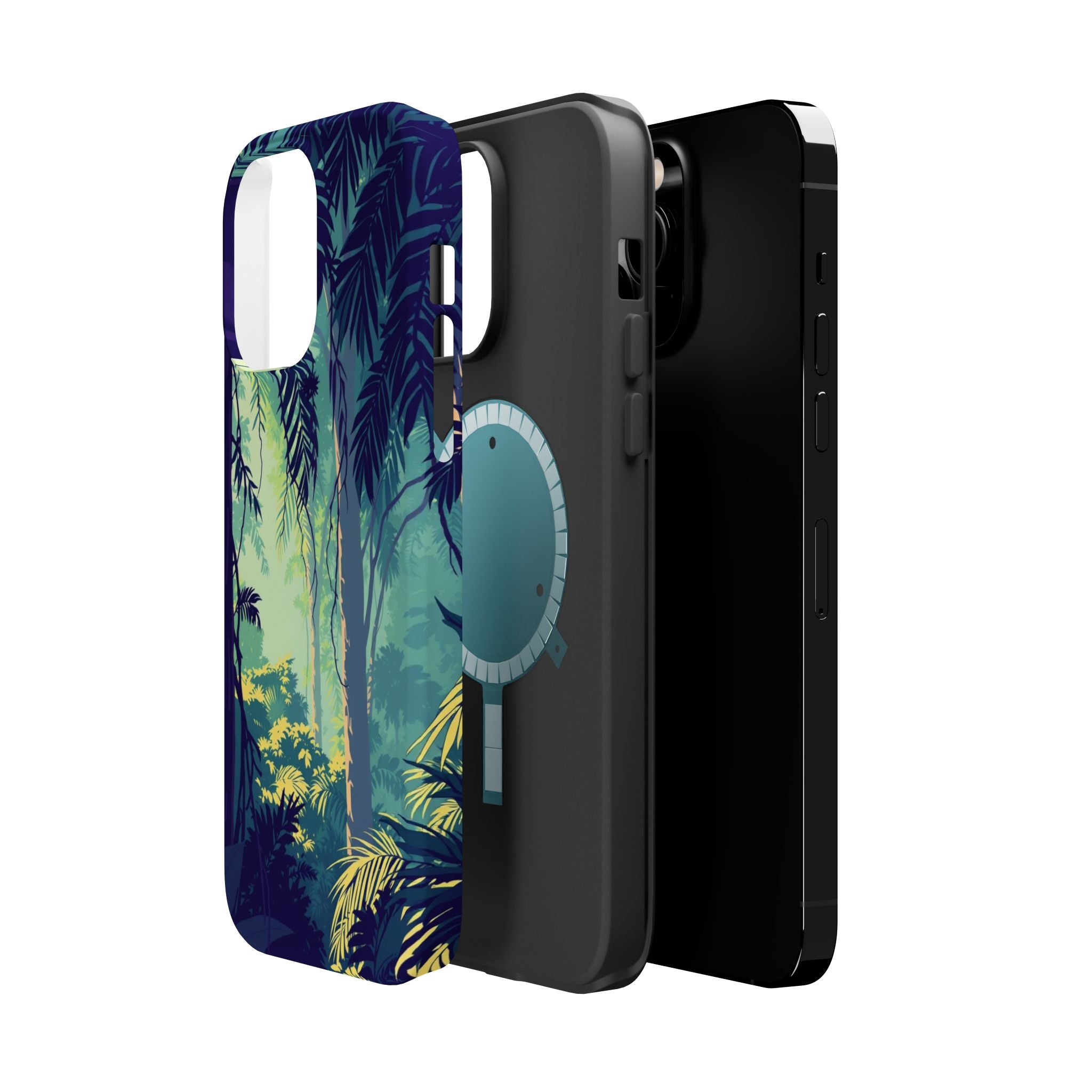 iPhone Mint And Blush Rainforest Canopy Slim Everyday iPhone Designer · iPhone C