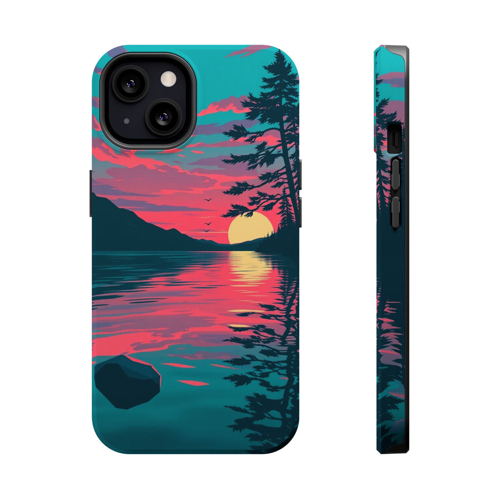 iPhone Dreamy Lake at Twilight Design Slim Everyday iPhone 16 Designer · iPhone