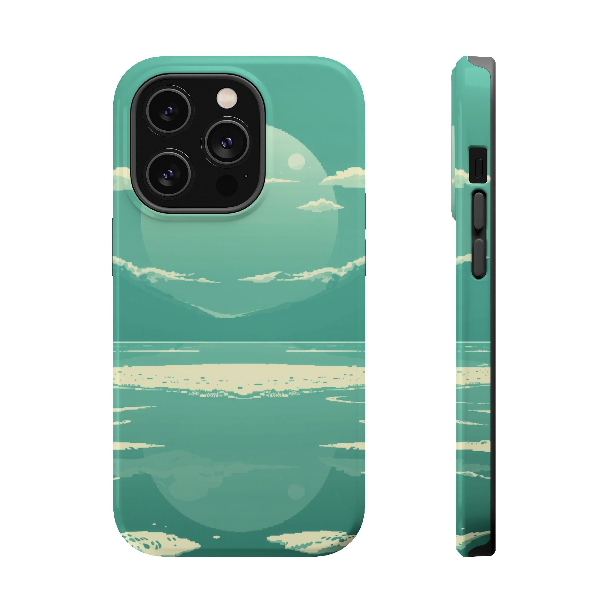 iPhone Earthy Salt Flat Mirror Design Slim Everyday iPhone 13 Designer · iPhone