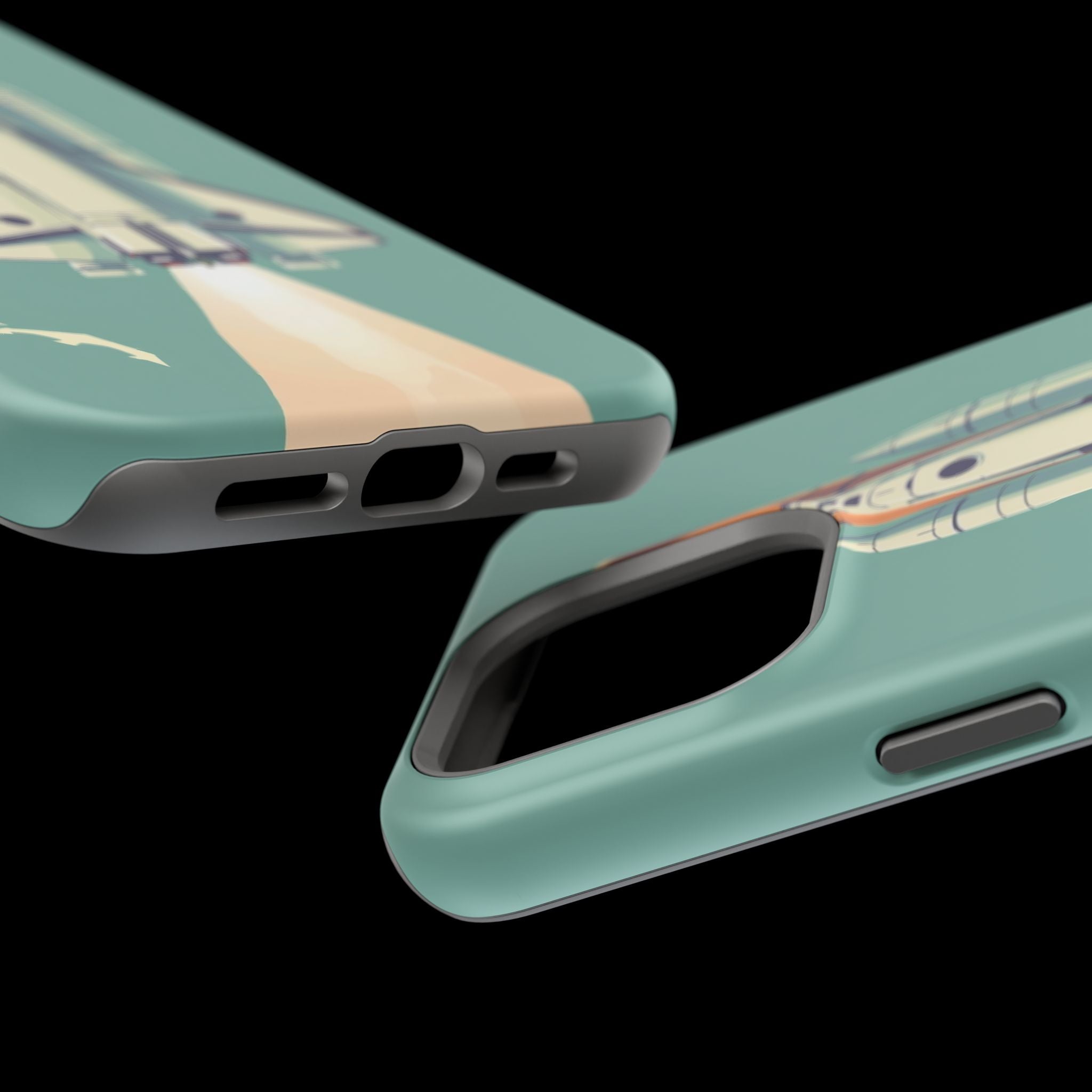 iPhone Retro Space Shuttle Cinematic Art Slim Everyday Designer Case · iPhone Ca
