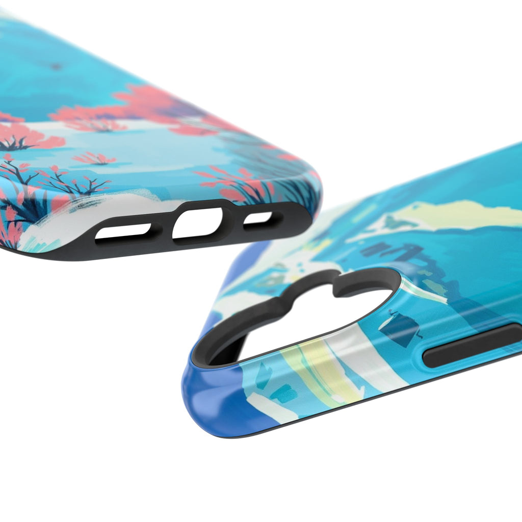 iPhone Snow Field Electric Art Slim Everyday Designer Case · iPhone Case