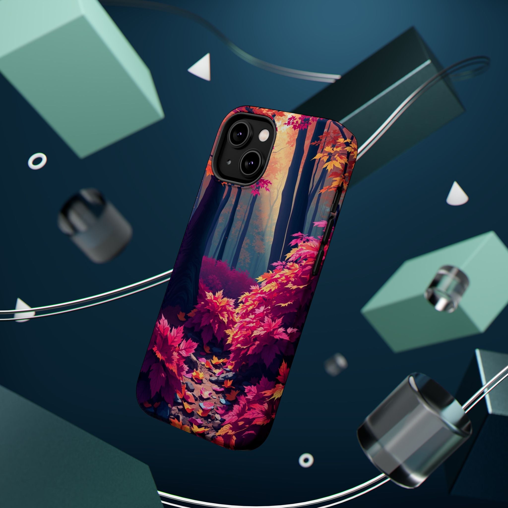 iPhone Earthy Autumn Forest Floor Design Slim Everyday iPhone Designer · iPhone