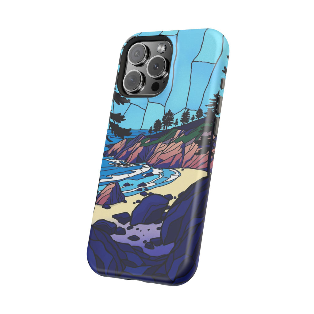 iPhone Indigo And Violet Pebble Beach Slim Everyday iPhone 11 Designer · iPhone