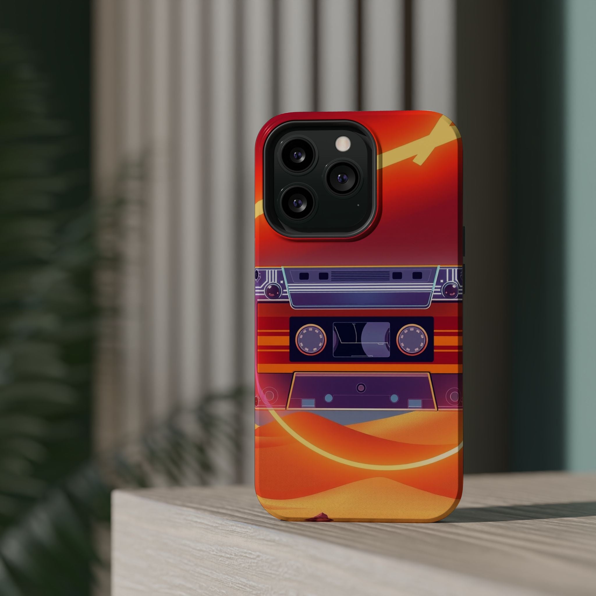 iPhone Cassette Tape Rewind Bold Art Slim Everyday Designer Case · iPhone Case