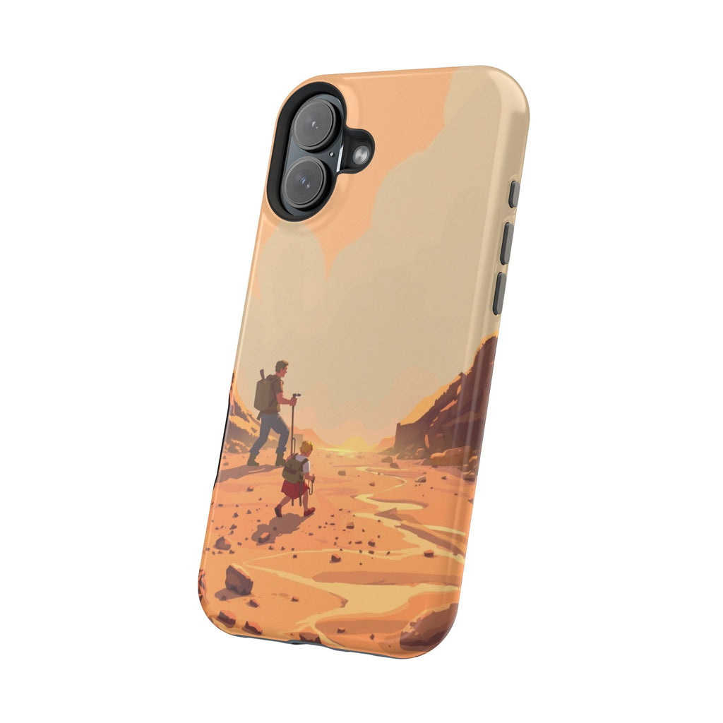 iPhone Burnt Orange And Sand Barely Surviving Slim Everyday Designer Case · iPho