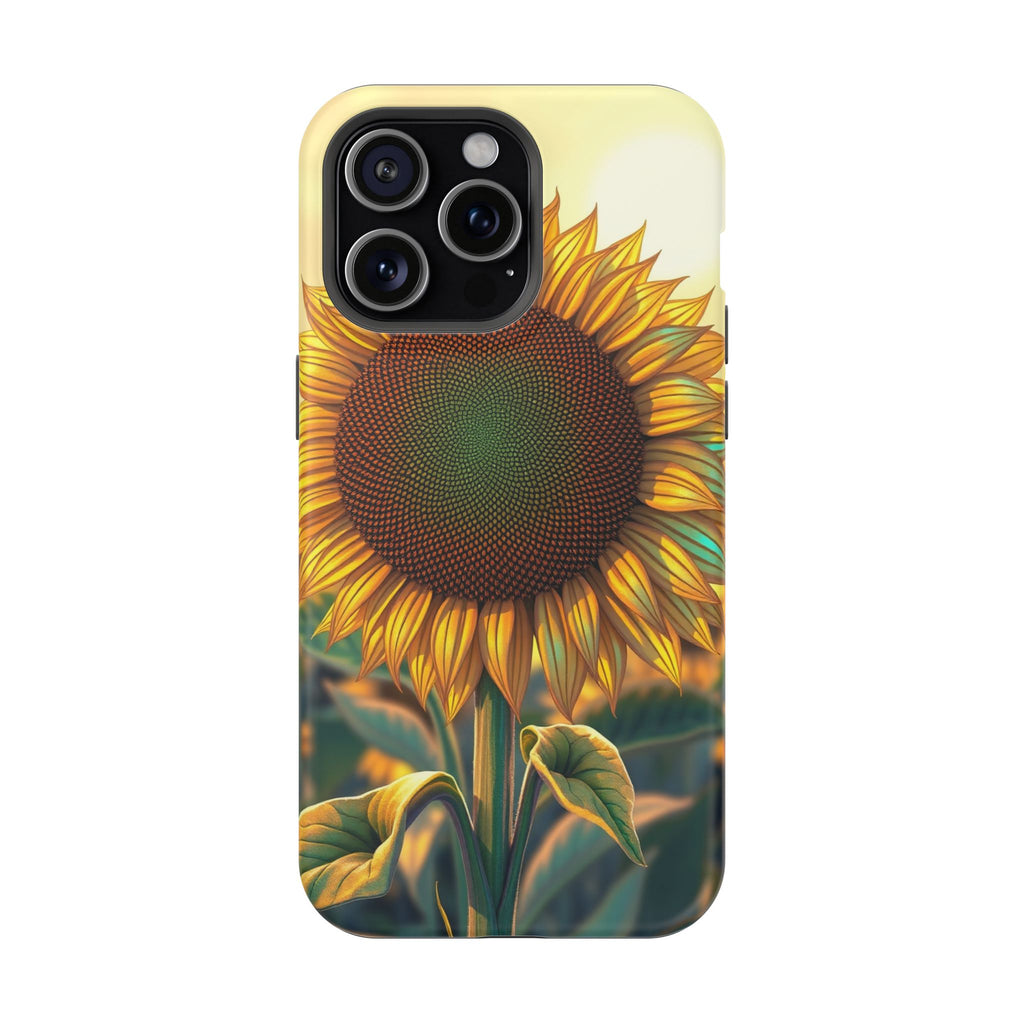 iPhone Sunflower Prairie Bold Art Bold Modern Everyday Snap Case · iPhone Case