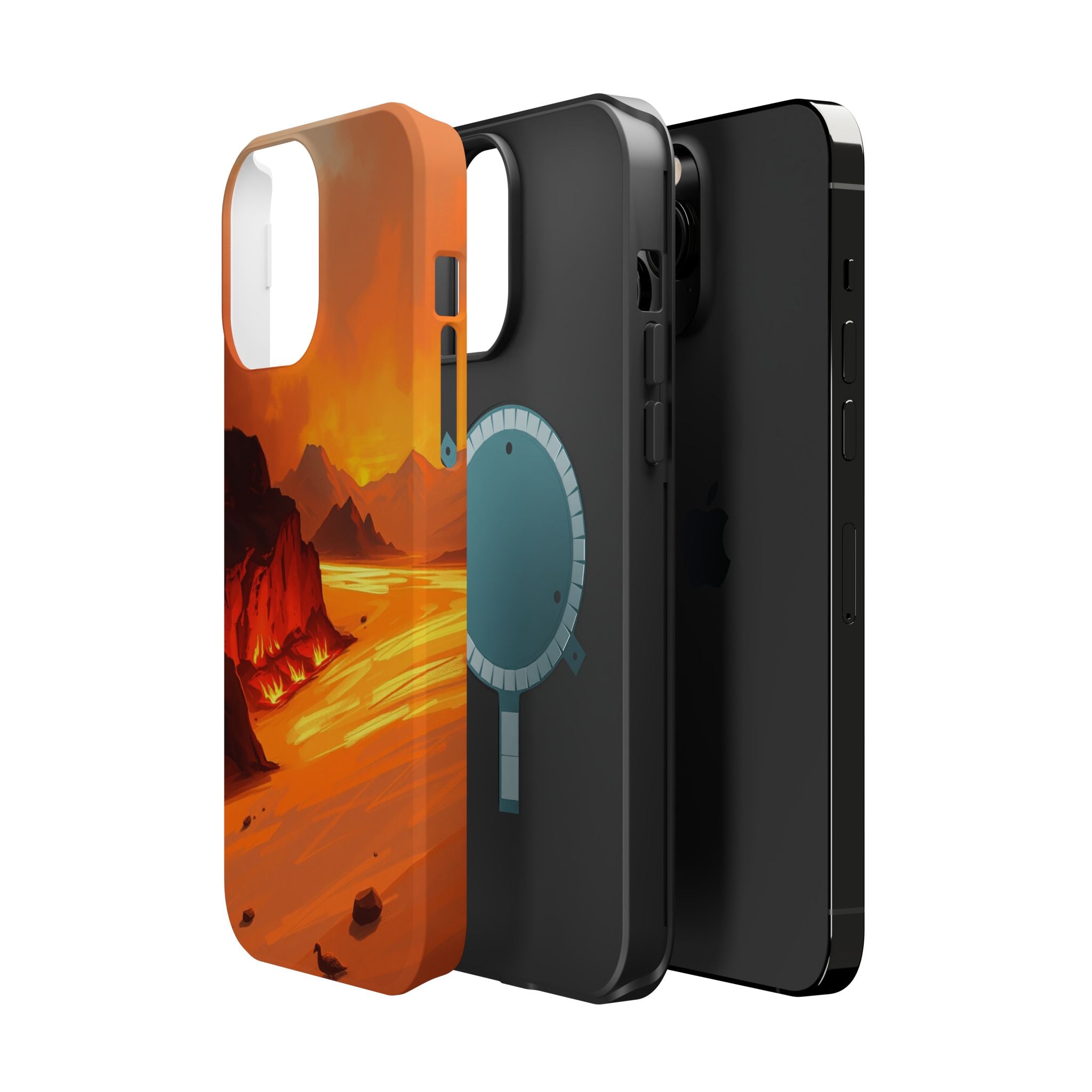 iPhone Burnt Orange And Sand Wildfire Glow Slim iPhone Everyday · iPhone Case