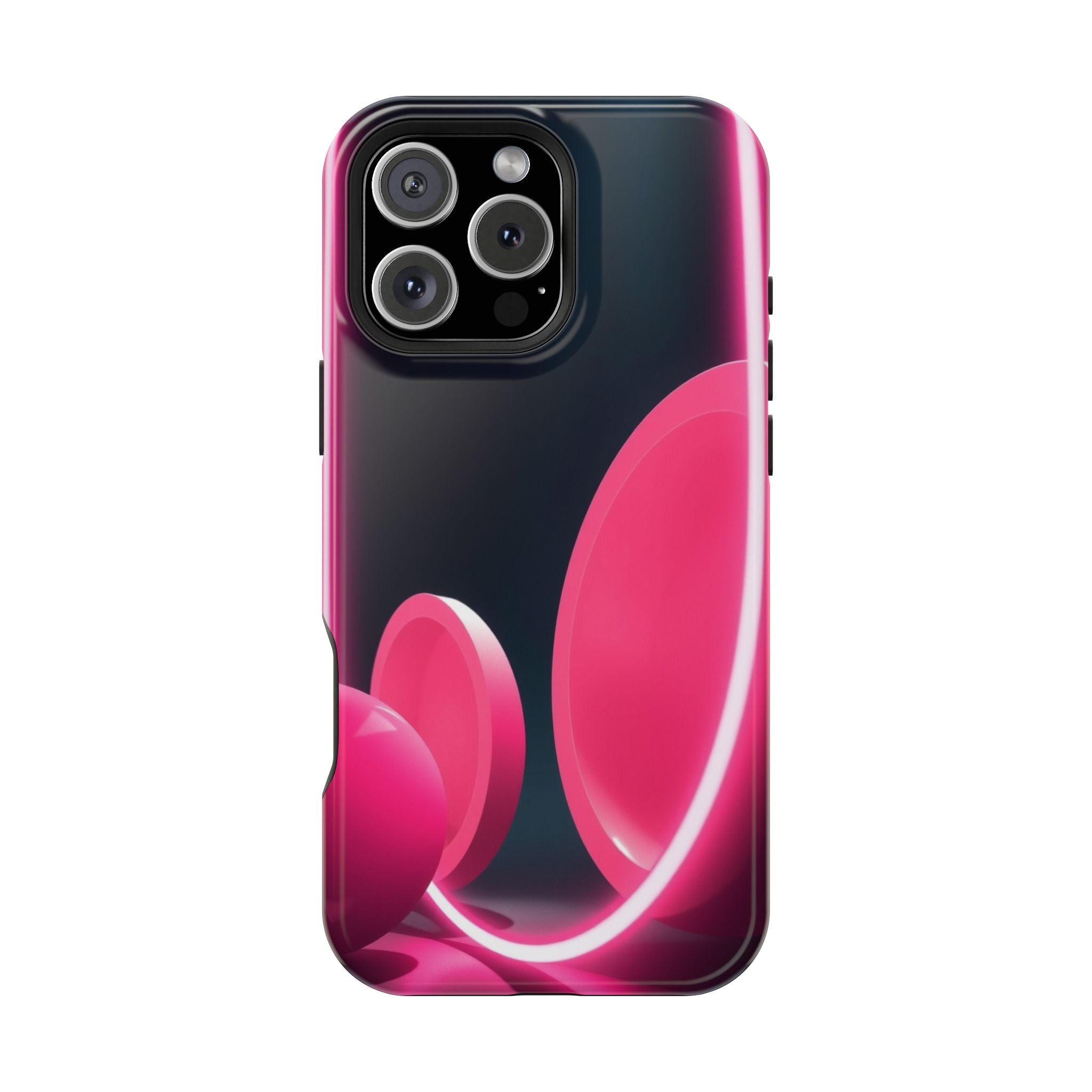 iPhone 1960s Mod Circles Neon Cyberpunk Slim Everyday Designer Case · iPhone Cas