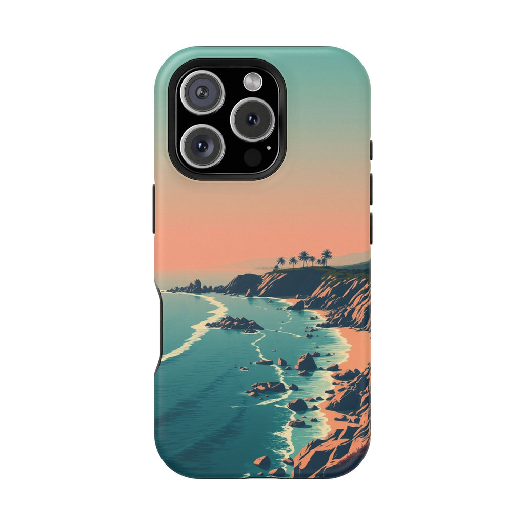 iPhone Radiant Pebble Beach Design Bold Modern Everyday Snap Case · iPhone Case