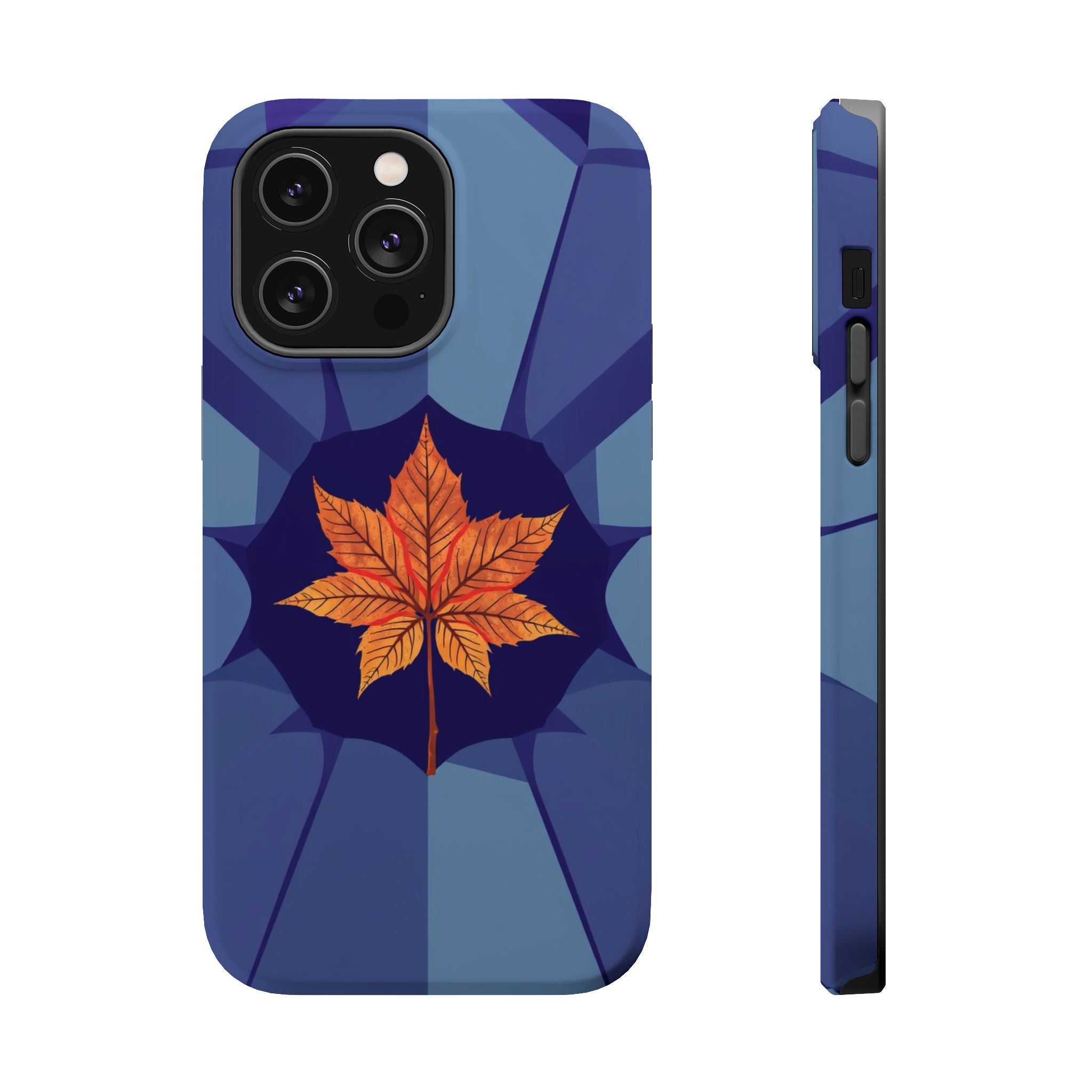 iPhone Autumn Maple Abstract Geometric Slim Everyday Designer Case · iPhone Case