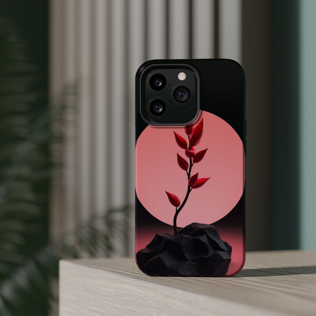 iPhone Serene Minimalist Stem Design Slim Everyday Designer Case · iPhone Case