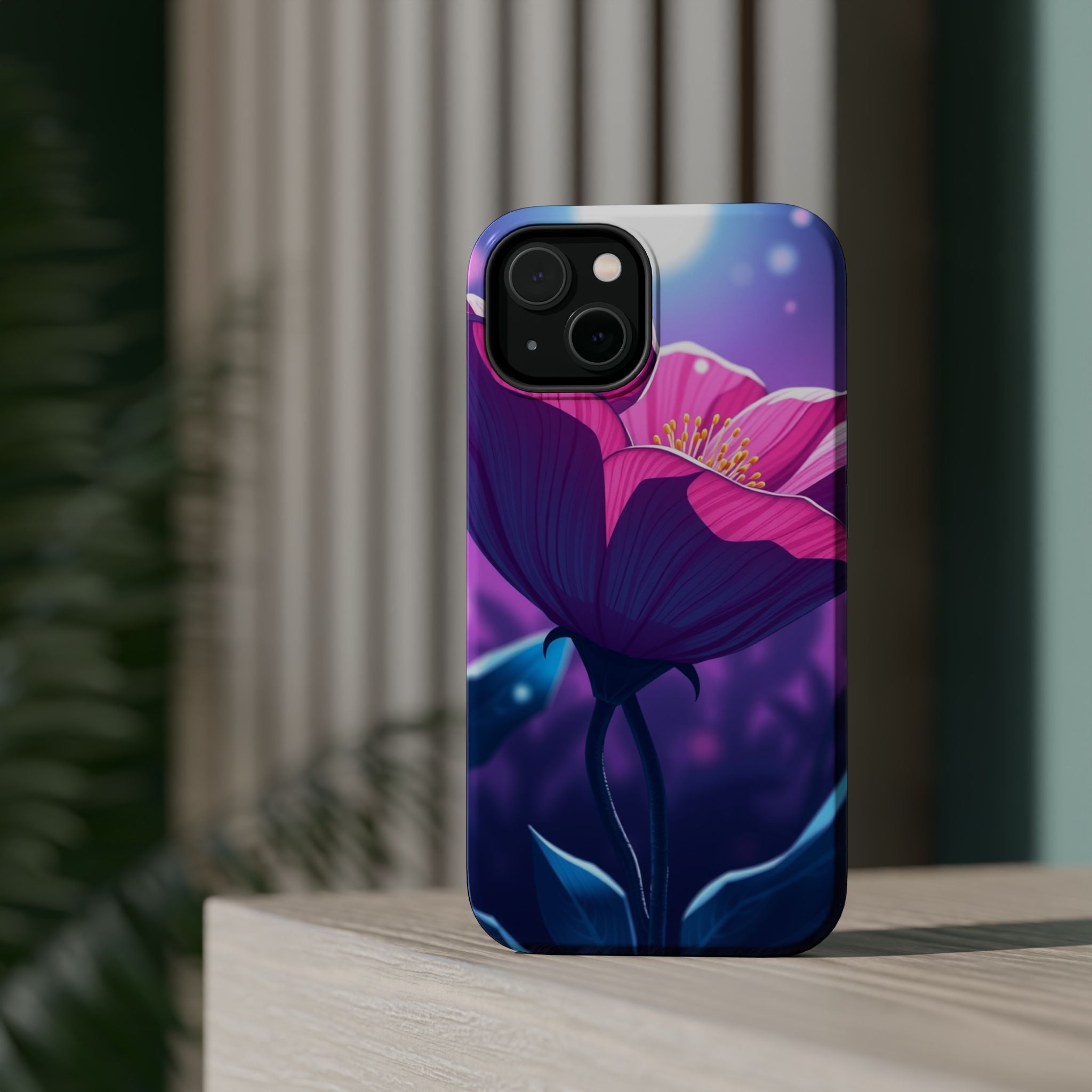 iPhone Night Bloomer Pastel Kawaii Bold Modern Everyday Snap Case · iPhone Case