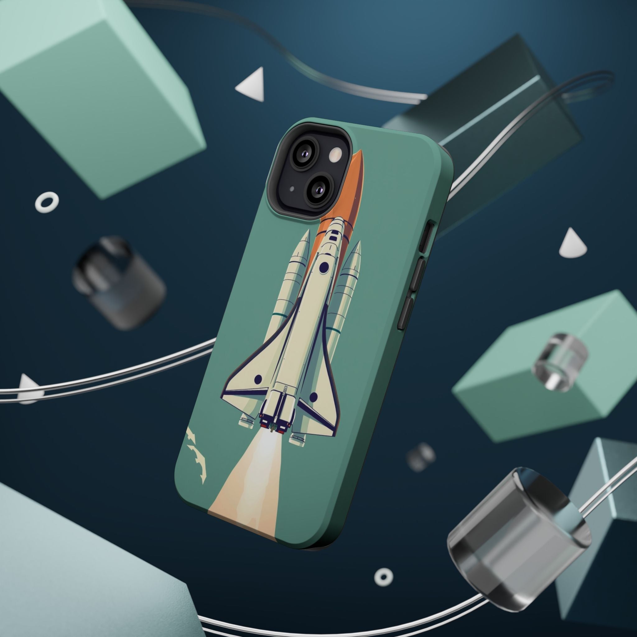 iPhone Retro Space Shuttle Cinematic Art Slim Everyday Designer Case · iPhone Ca