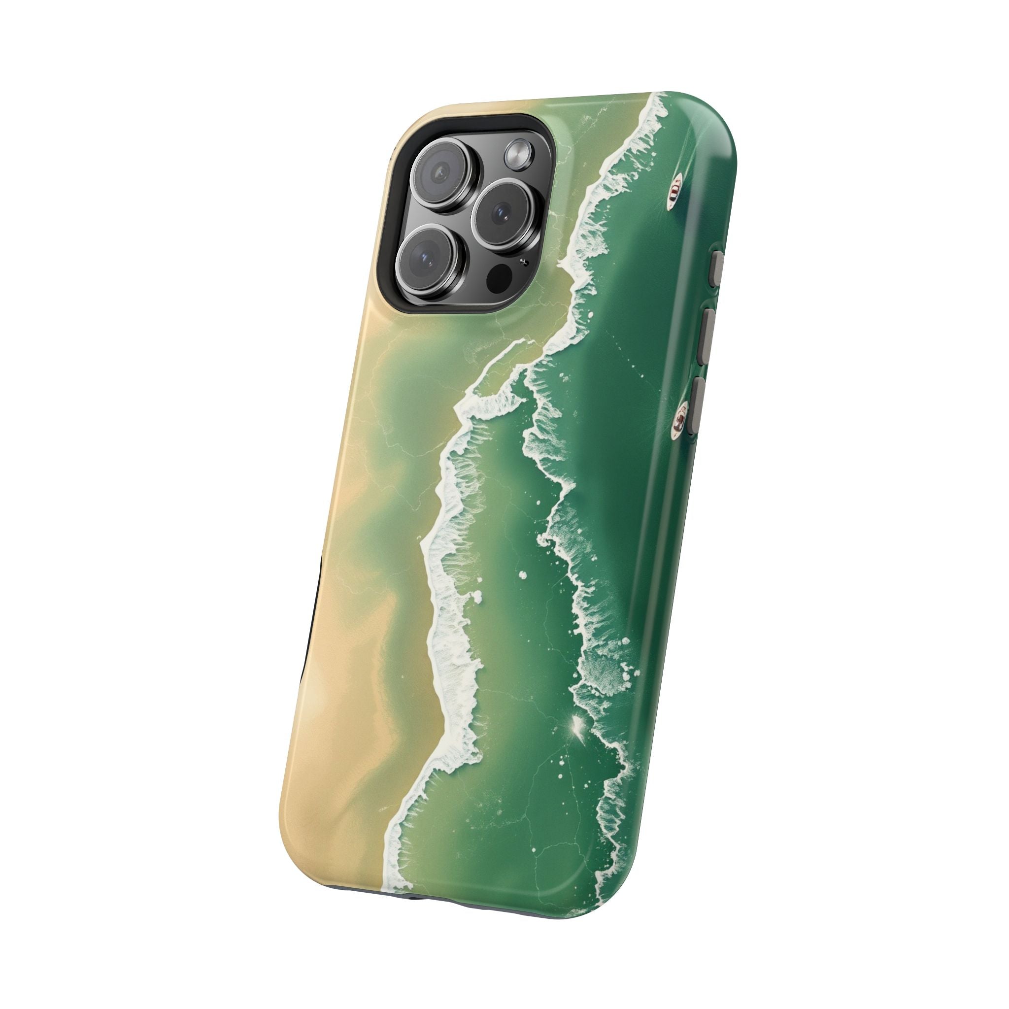iPhone Shoreline Aerial Bold Art Bold Modern Everyday Snap Case · iPhone Case