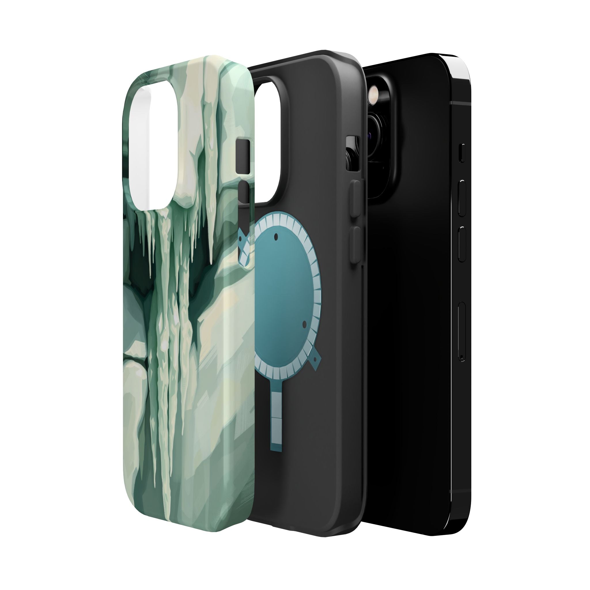iPhone Earthy Icicle Formation Design Slim Everyday Designer Case · iPhone Case