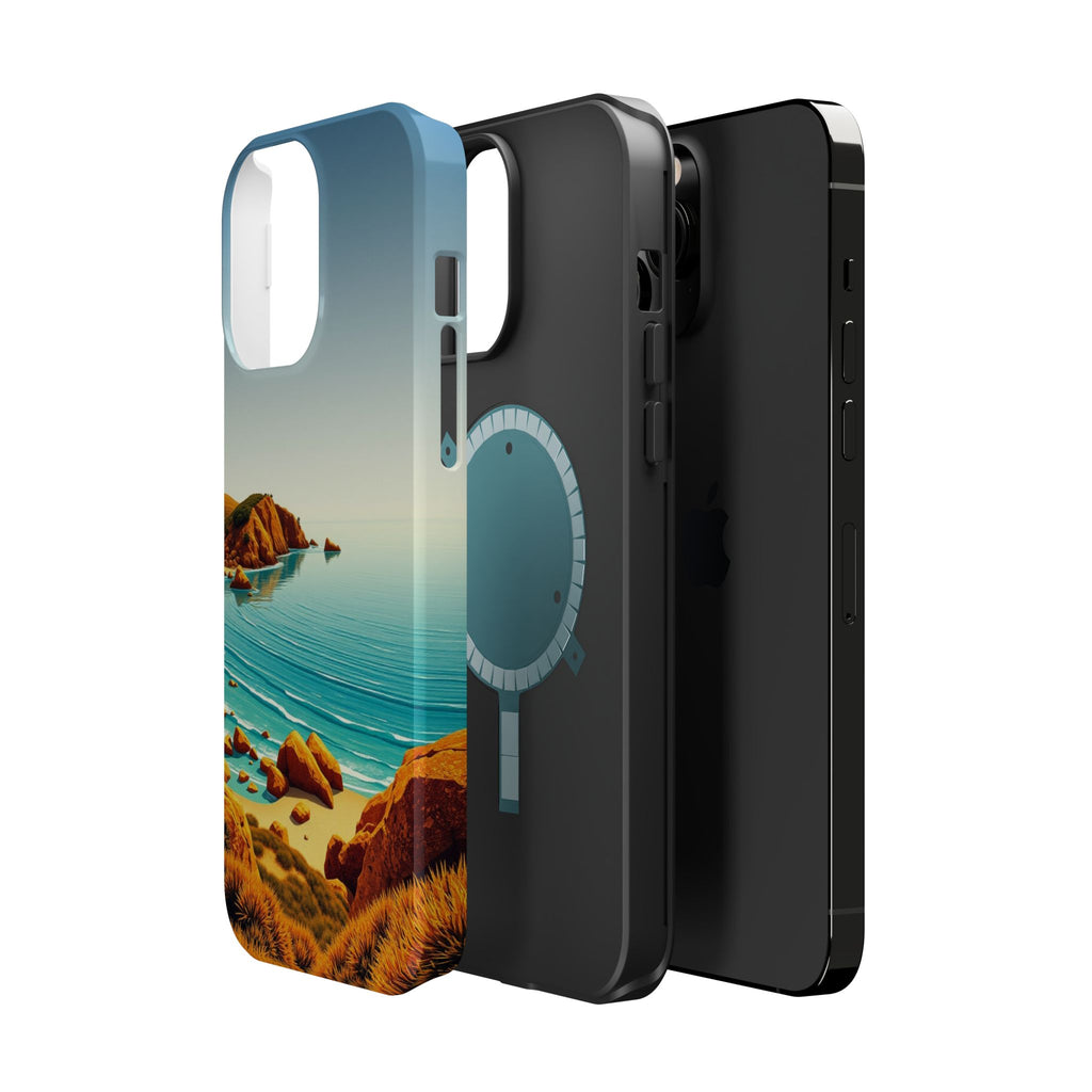 iPhone Mustard And Rust Pebble Beach Slim Everyday iPhone 14 Designer · iPhone C