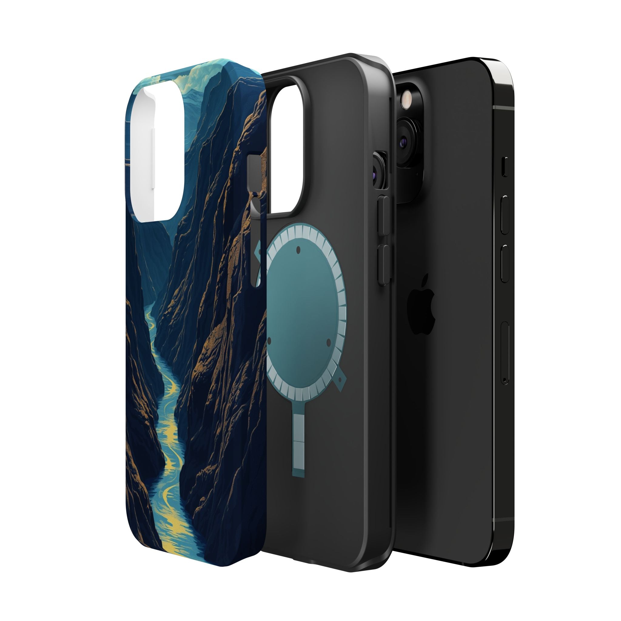 iPhone River Canyon Gold Foil Luxury Slim Everyday Designer Case · iPhone Case