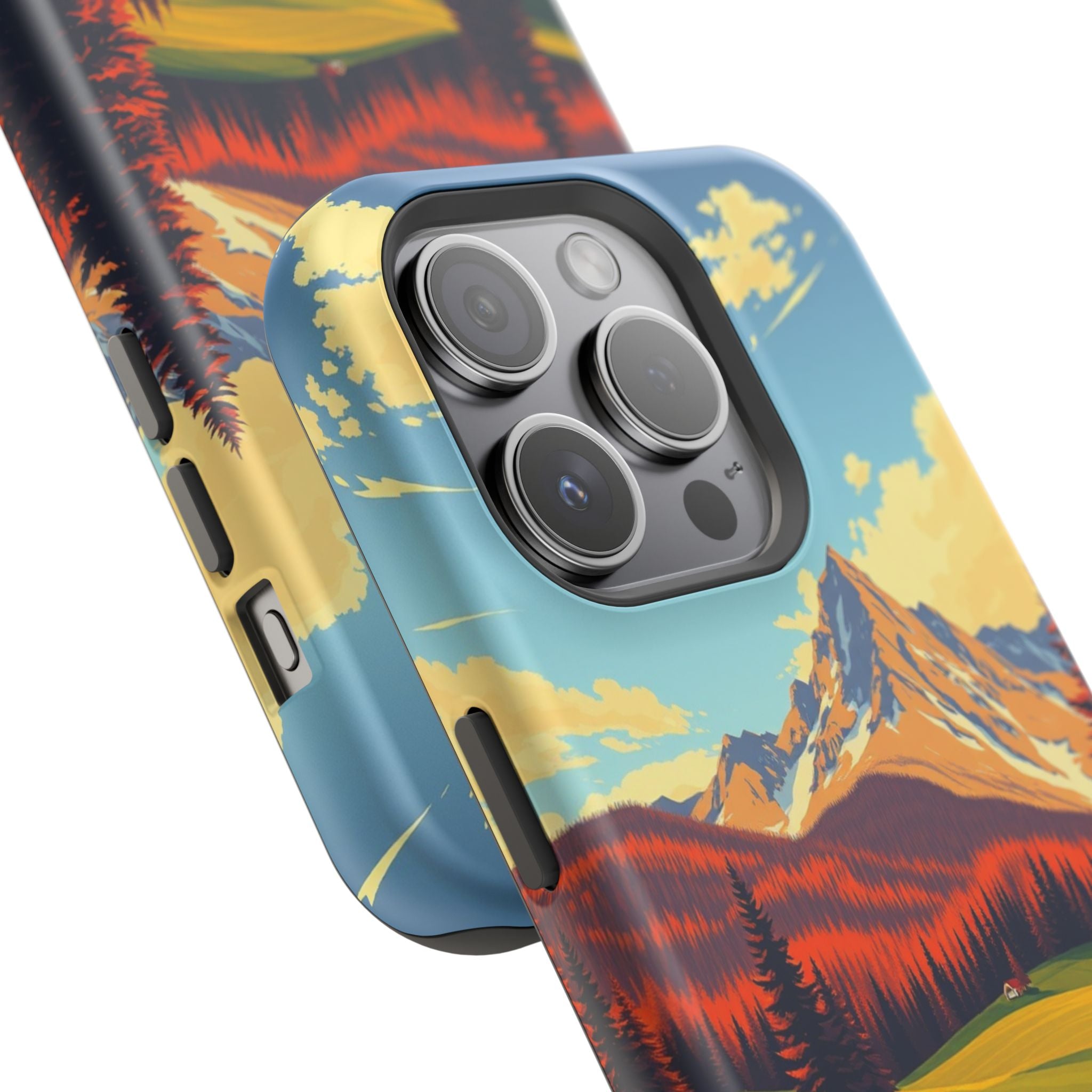 iPhone Radiant Alpine Meadow Design Slim Everyday Designer Case · iPhone Case