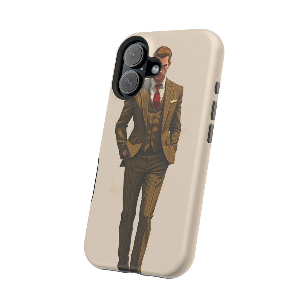 iPhone Pinstripe Suit Grunge Distressed Slim Everyday Designer Case · iPhone Cas