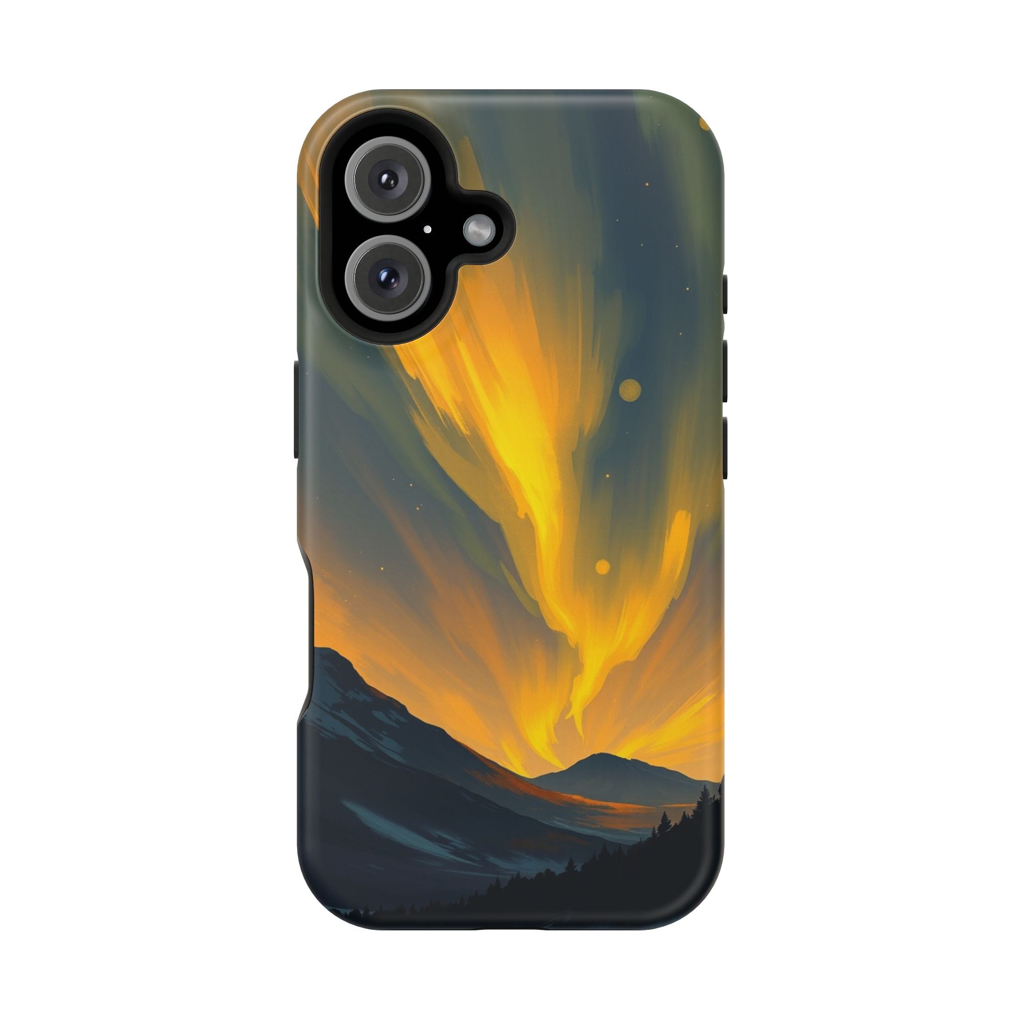 iPhone Serene Northern Lights Design Slim Everyday Designer Case · iPhone Case