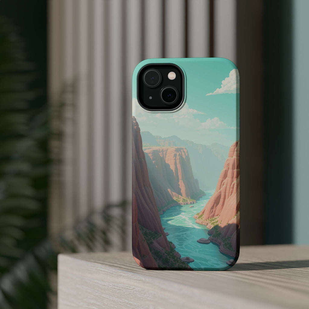 iPhone River Canyon Mystic Art Slim Everyday Designer Case · iPhone Case