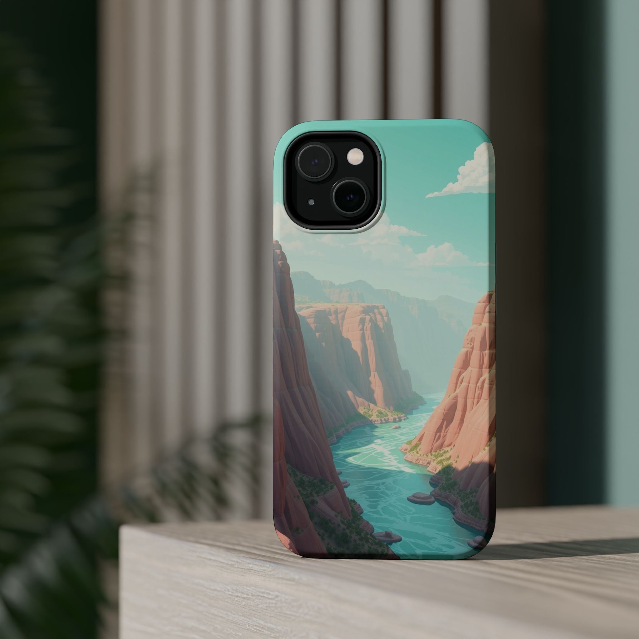iPhone River Canyon Mystic Art Slim Everyday Designer Case · iPhone Case
