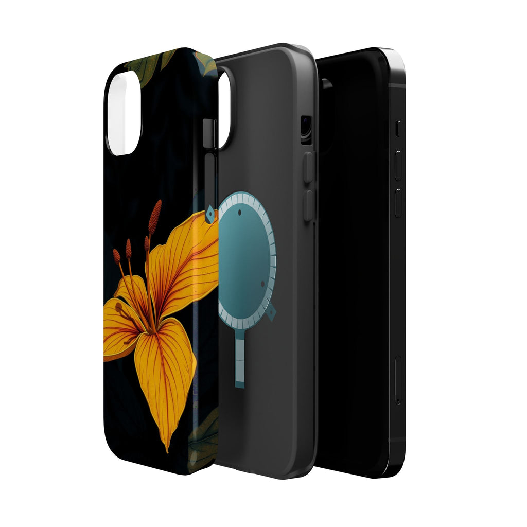 iPhone Earthy Tropical Bloom Design Artistic Everyday Cas Slim Snap Case · iPhon
