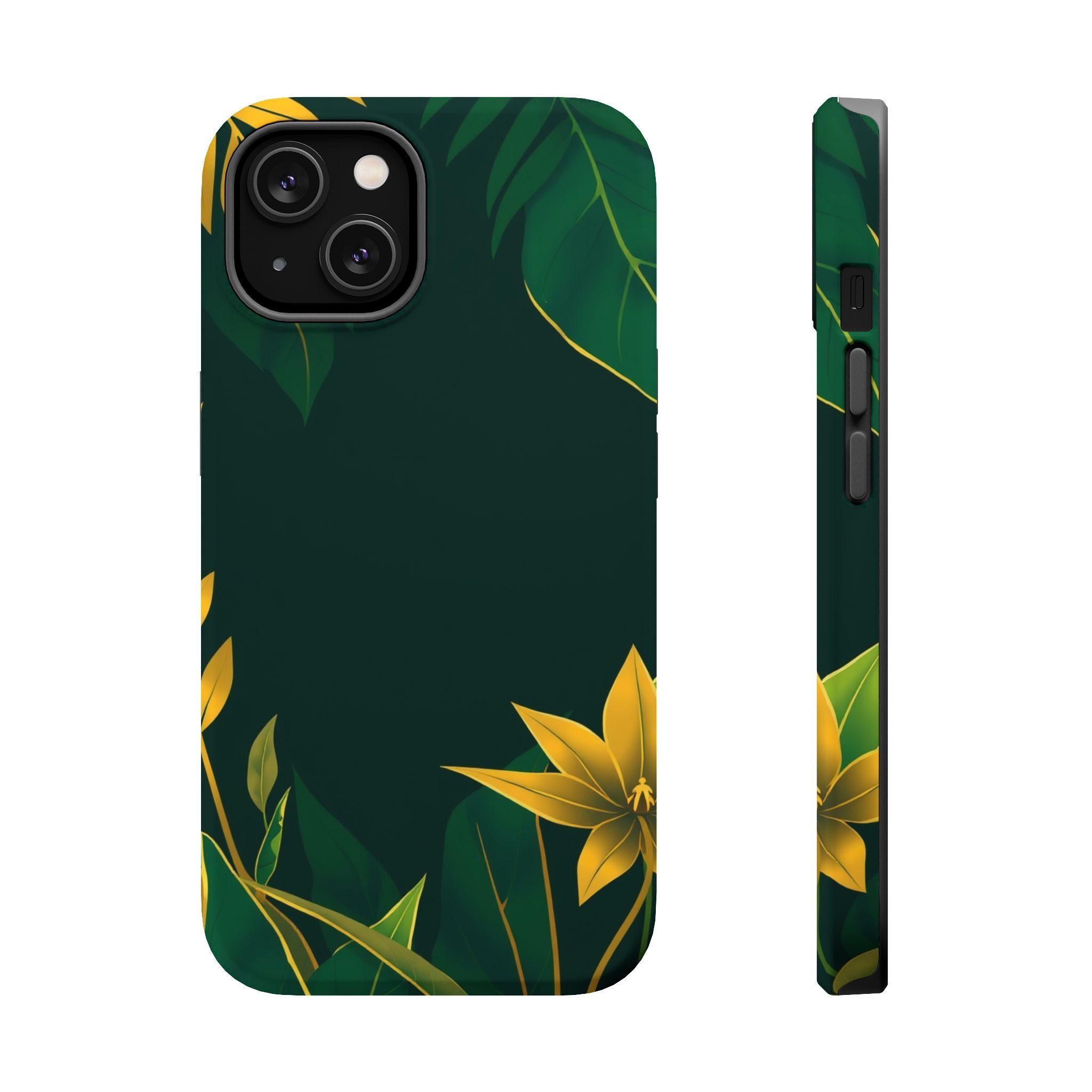 iPhone Jungle Floral Minimalist Line Art Slim Everyday Designer · iPhone Case