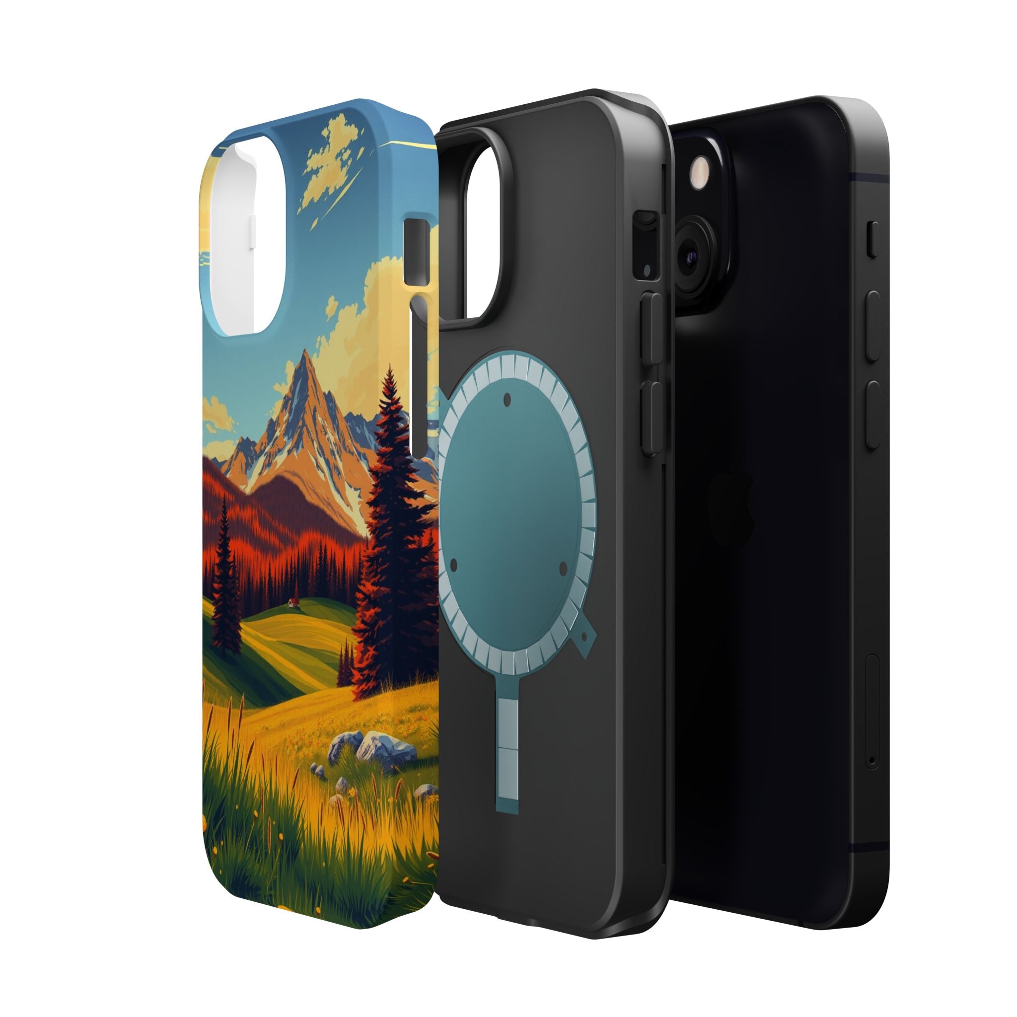 iPhone Radiant Alpine Meadow Design Slim Everyday Designer Case · iPhone Case