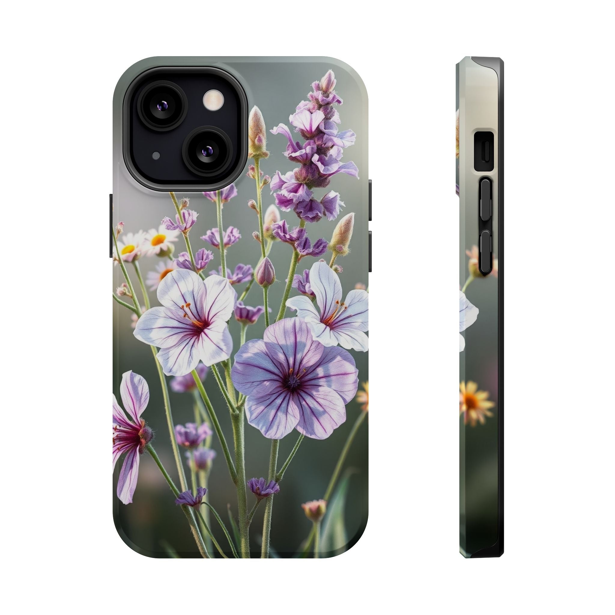 iPhone Wildflower Bunch Enchanted Art Slim Everyday Designer Case · iPhone Case