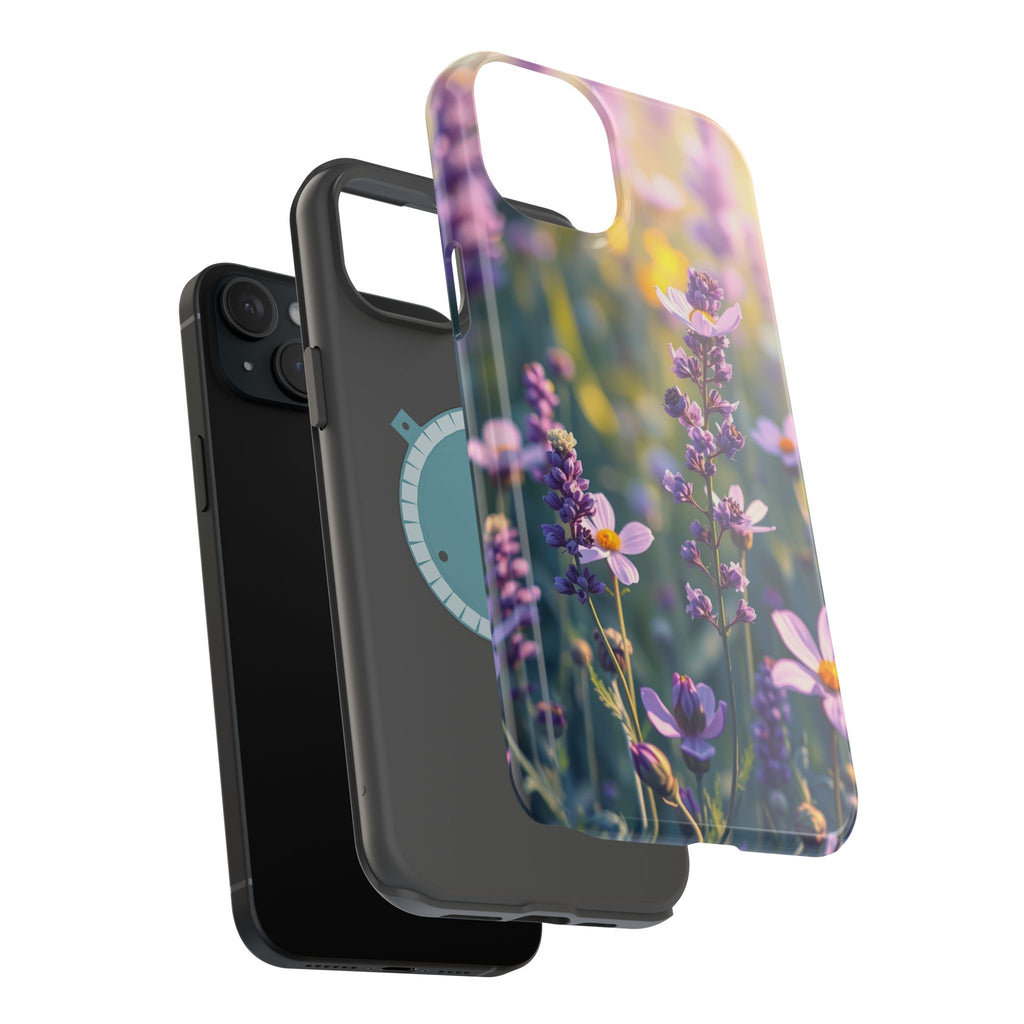iPhone Lavender And Pearl Wildflower Field Slim iPhone Everyday · iPhone Case