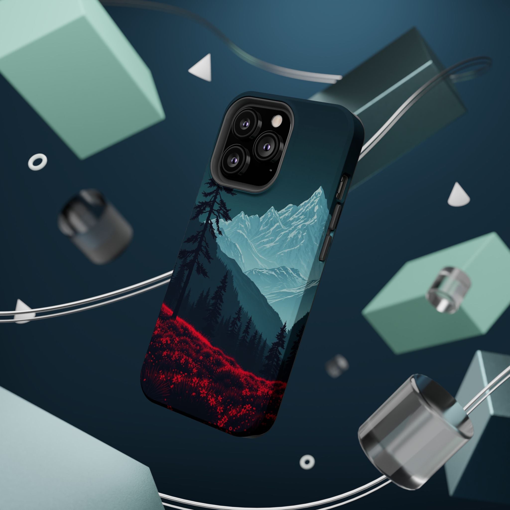 iPhone Vibrant Alpine Meadow Design 17 Slim Everyday Designer Case · iPhone Case